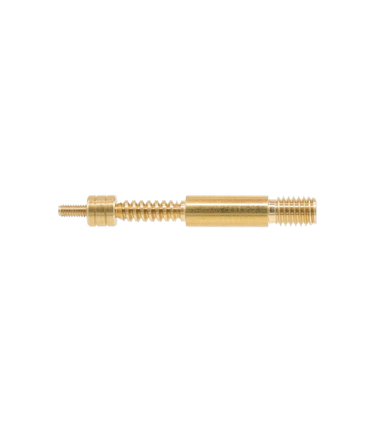 WPW felt adapter for barrel cleaners made of felt from caliber 5.5 mm made of brass (M5 external thread & 1/8" internal thread)