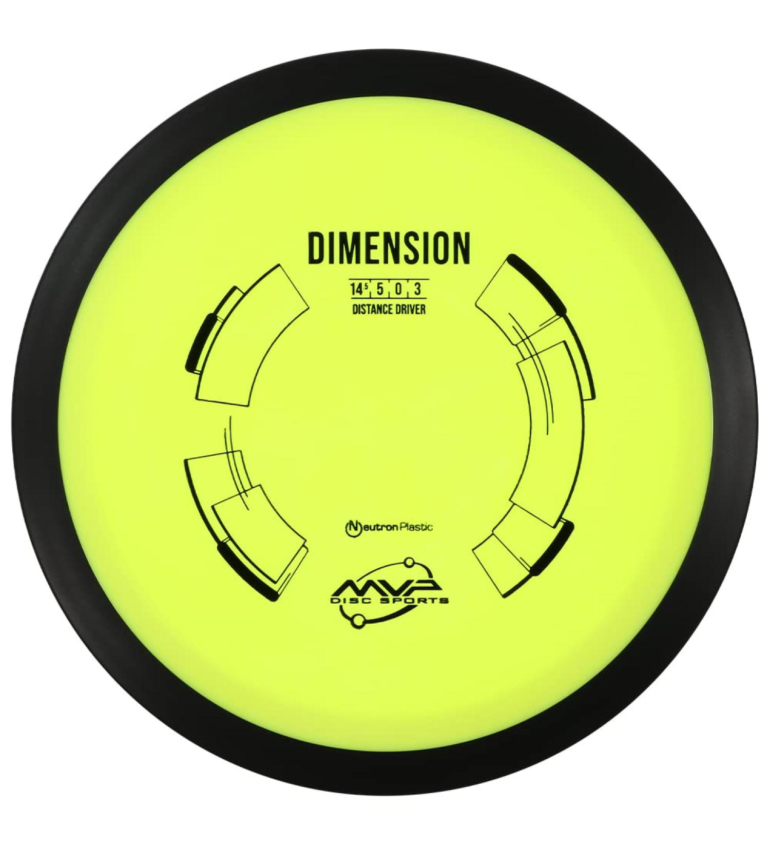 MVP Disc Sports Neutron Dimension 170-175g Disc Golf Distance Driver - Assorted Colors - Buy Online on SooperMarket.com