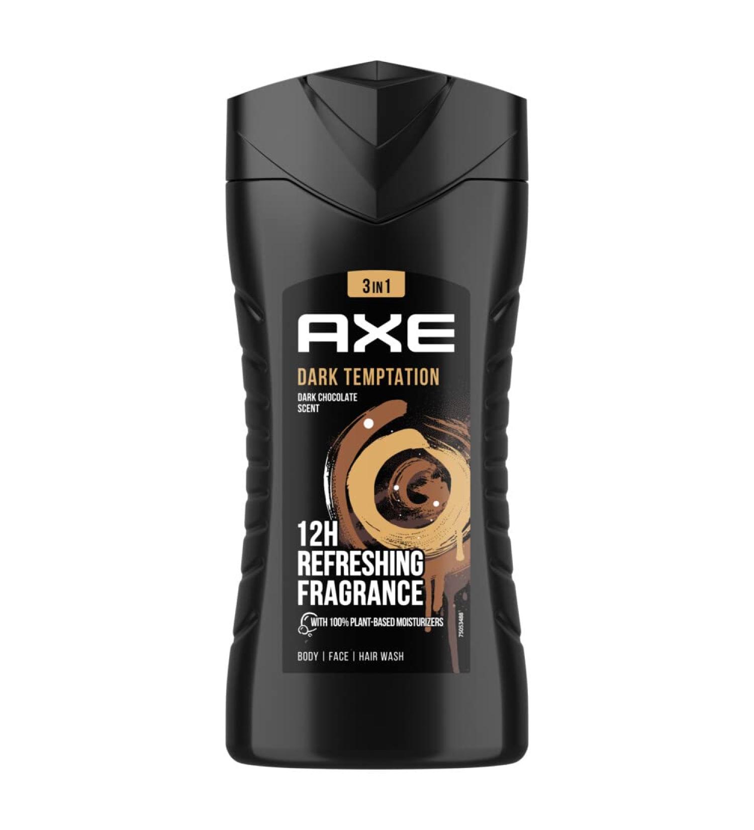 Axe Dark Temptation Shower Gel 250ml - Irresistible Scent for Men | Shop Now - Buy Online on SooperMarket.com