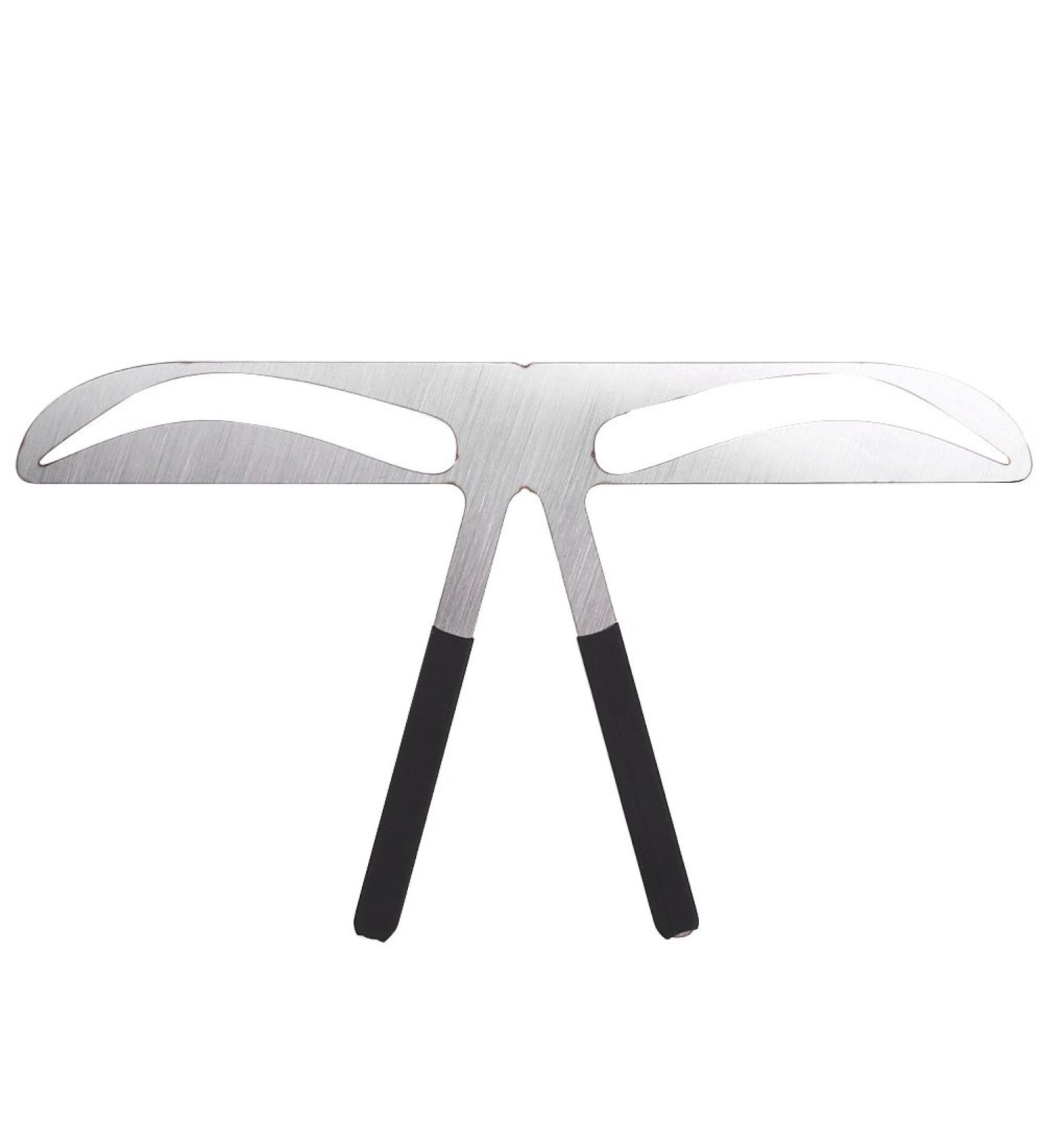 European Style Eyebrow Shaping Stencil Kit | Reusable Stainless Steel Template for Salon and Home Use - Buy Online on SooperMarket.com