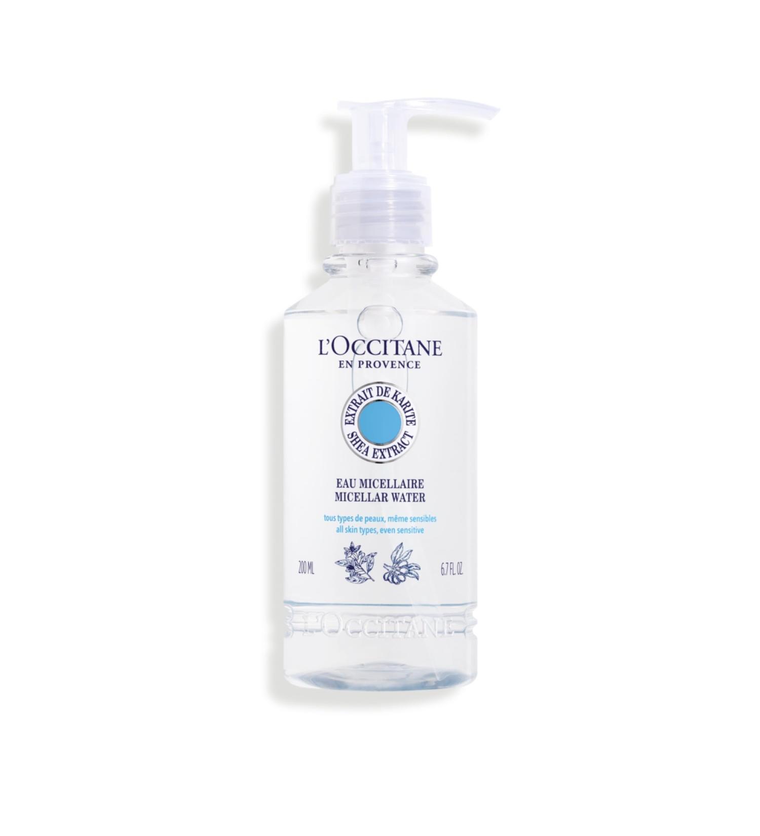 L'OCCITANE Shea Butter Micellar Water 200ml | Enriched with Shea Butter | Vegan & 99% Readily Biodegradable | Luxury & Clean Beauty Make Up Remover and Skin Cleanser for All Skin Types - Buy Online on SooperMarket.com