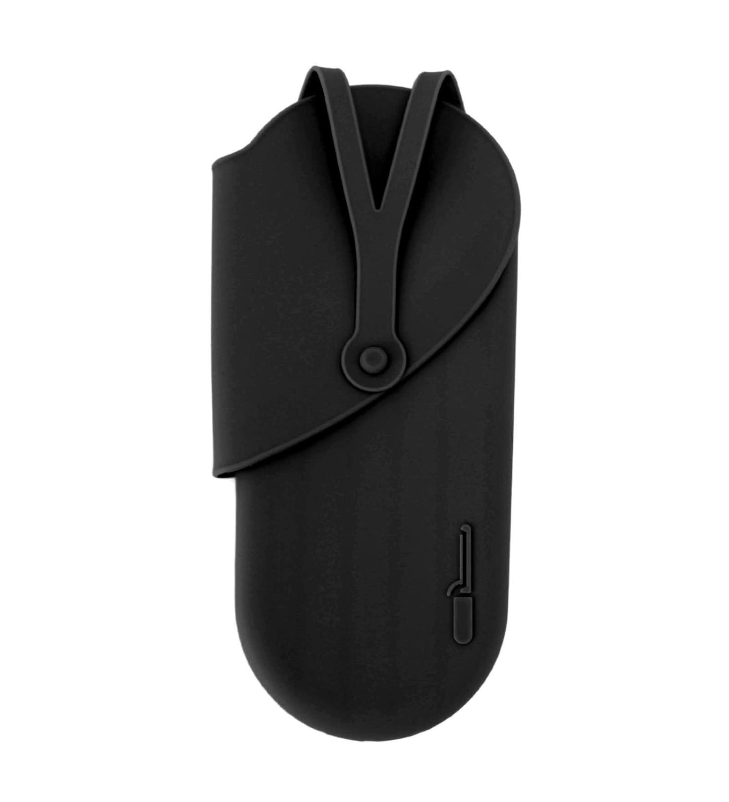 Portable Silicone Heat Resistant Mat & Pouch for Hair Styling Tools - Curling Iron & Straightener Cushion (Black) - International Shipping - Buy Online on SooperMarket.com