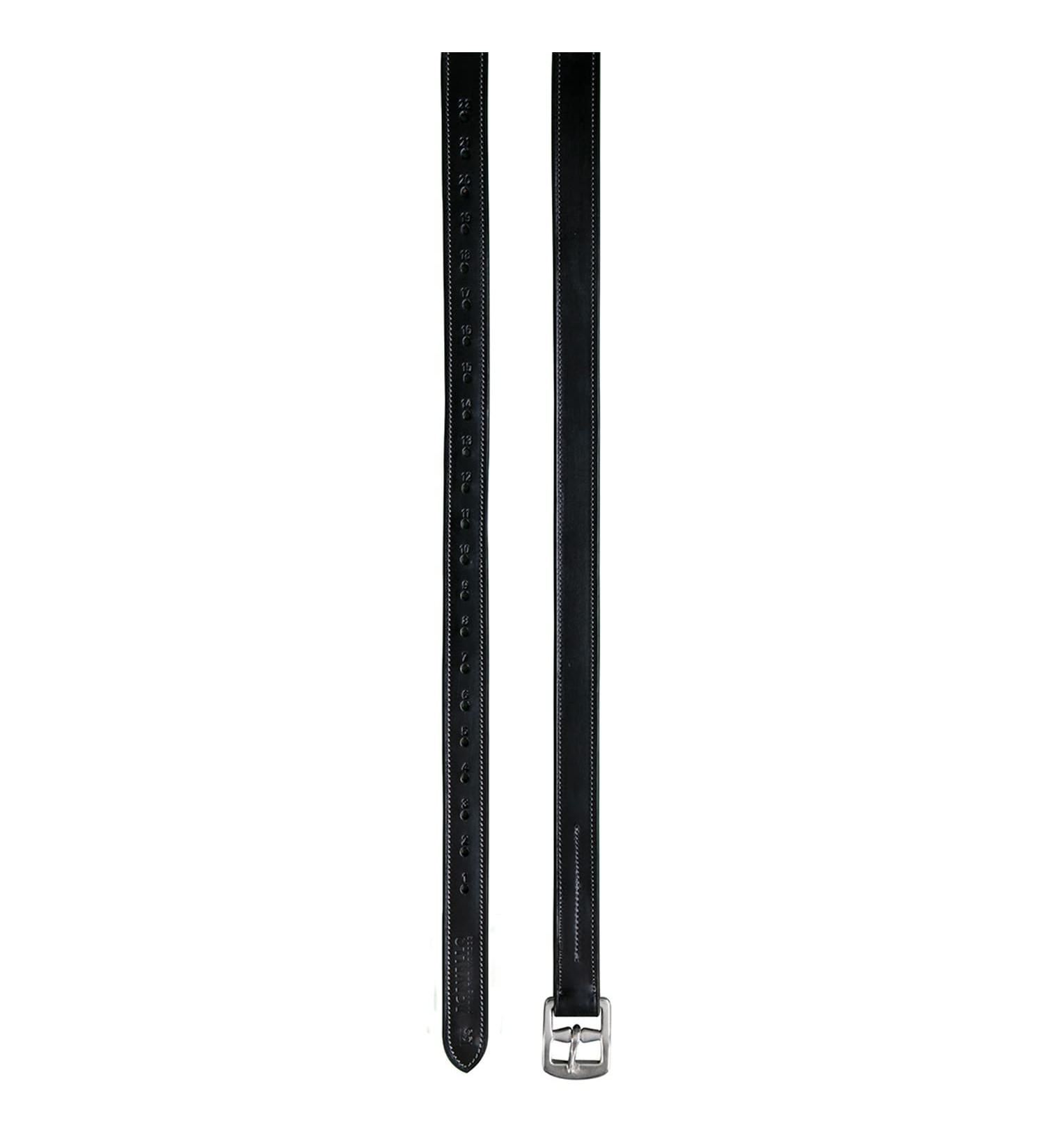 ACAVALLO Classic Leather Hangers 135 Black 1 135 Black