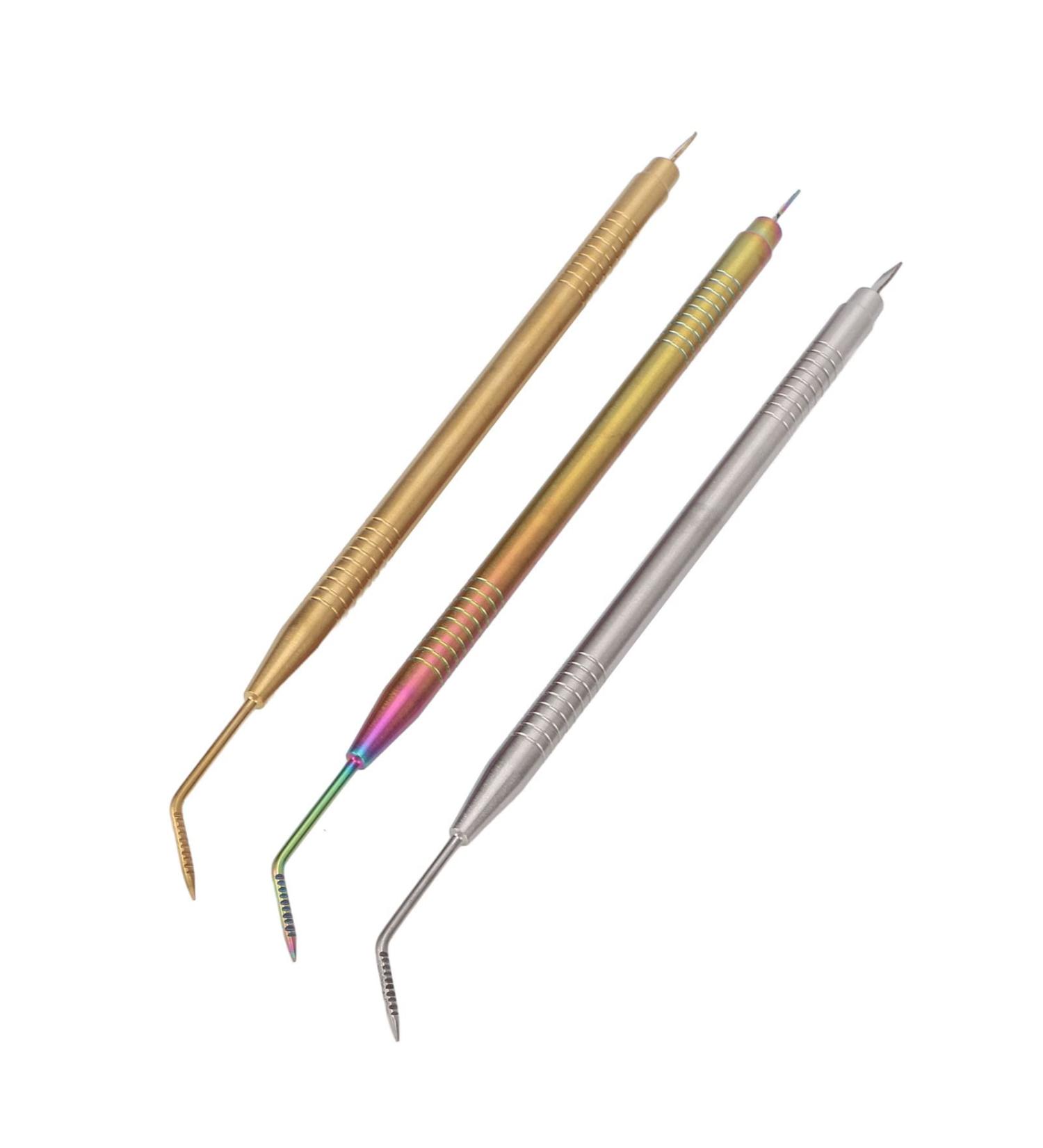 Eyelash Lift Perming Tool Lash 3 Piece Eyelash Separator Tinting Tool with Tail Comb Long Curved Needle Eyelash Duration Lift Tool - Buy Online on SooperMarket.com