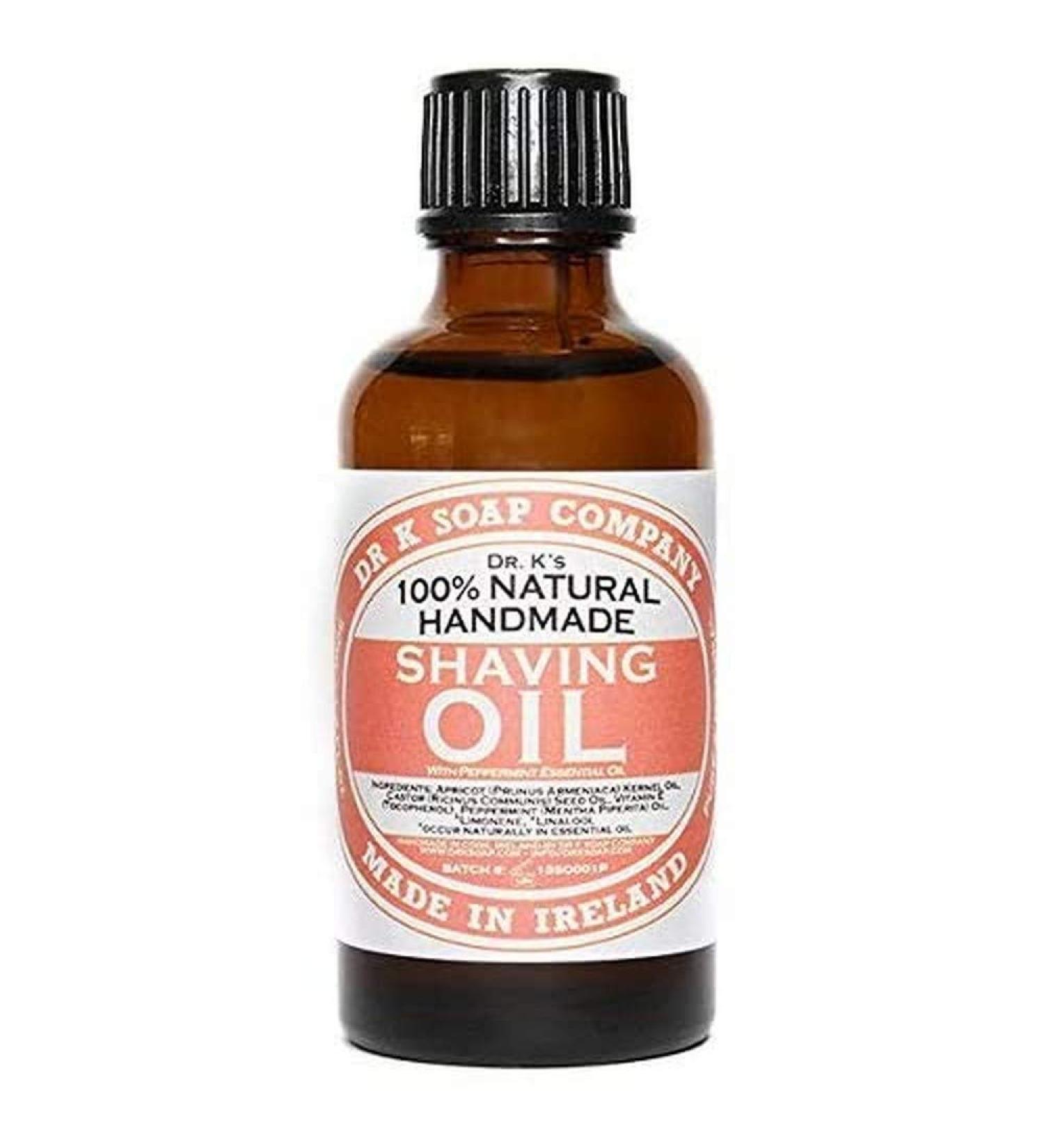 Dr K Shaving Oil Peppermint 50ml