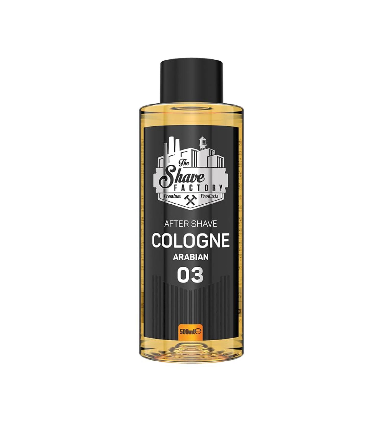 the shave factory After Shave Cologne Series (03 Arabian 500ml (16.9 fl. oz)) 03 Arabian 16.9 Fl Oz (Pack of 1) - Buy Online on SooperMarket.com