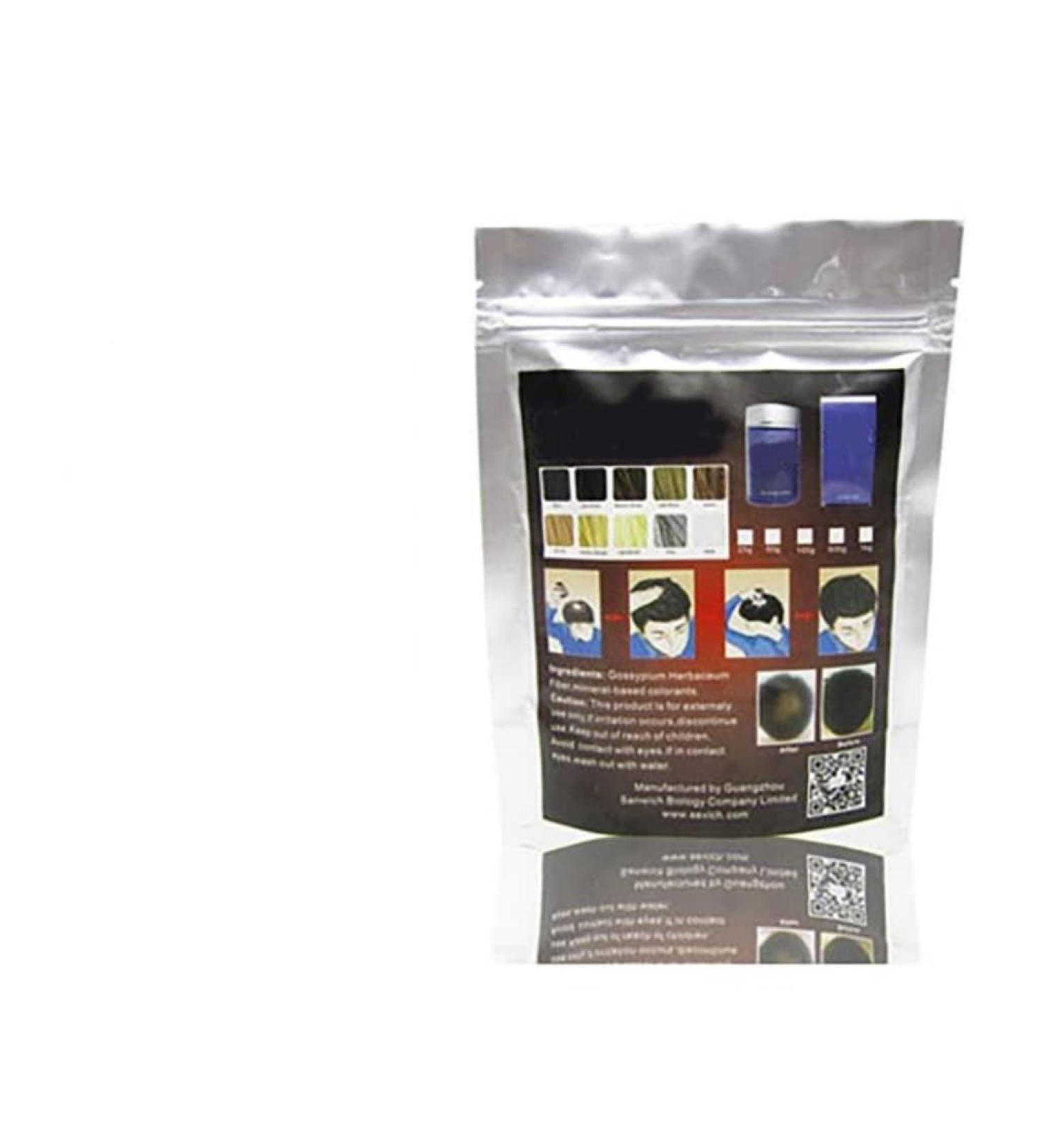 1BAG Hair Building Fibers Instant Hair Loss Treatment Color Powder Conceal Thinning Hair Add Volume For Both Men & Women(Black)  - Buy Online on SooperMarket.com