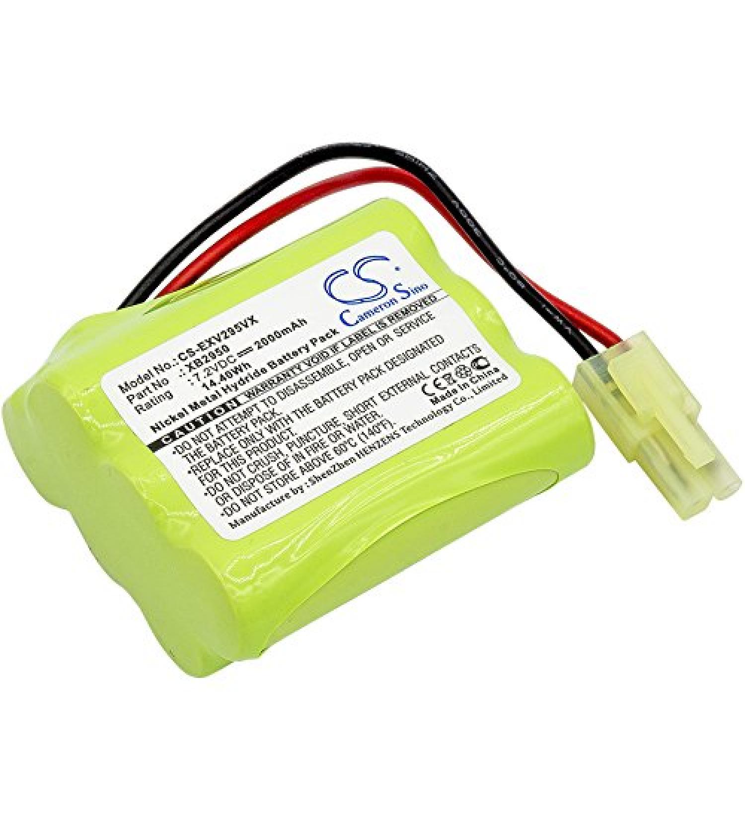 2000mAh Replacement Battery for Euro Pro V2945 V2945Z V2950 V2950A XB2950 (7.2V)