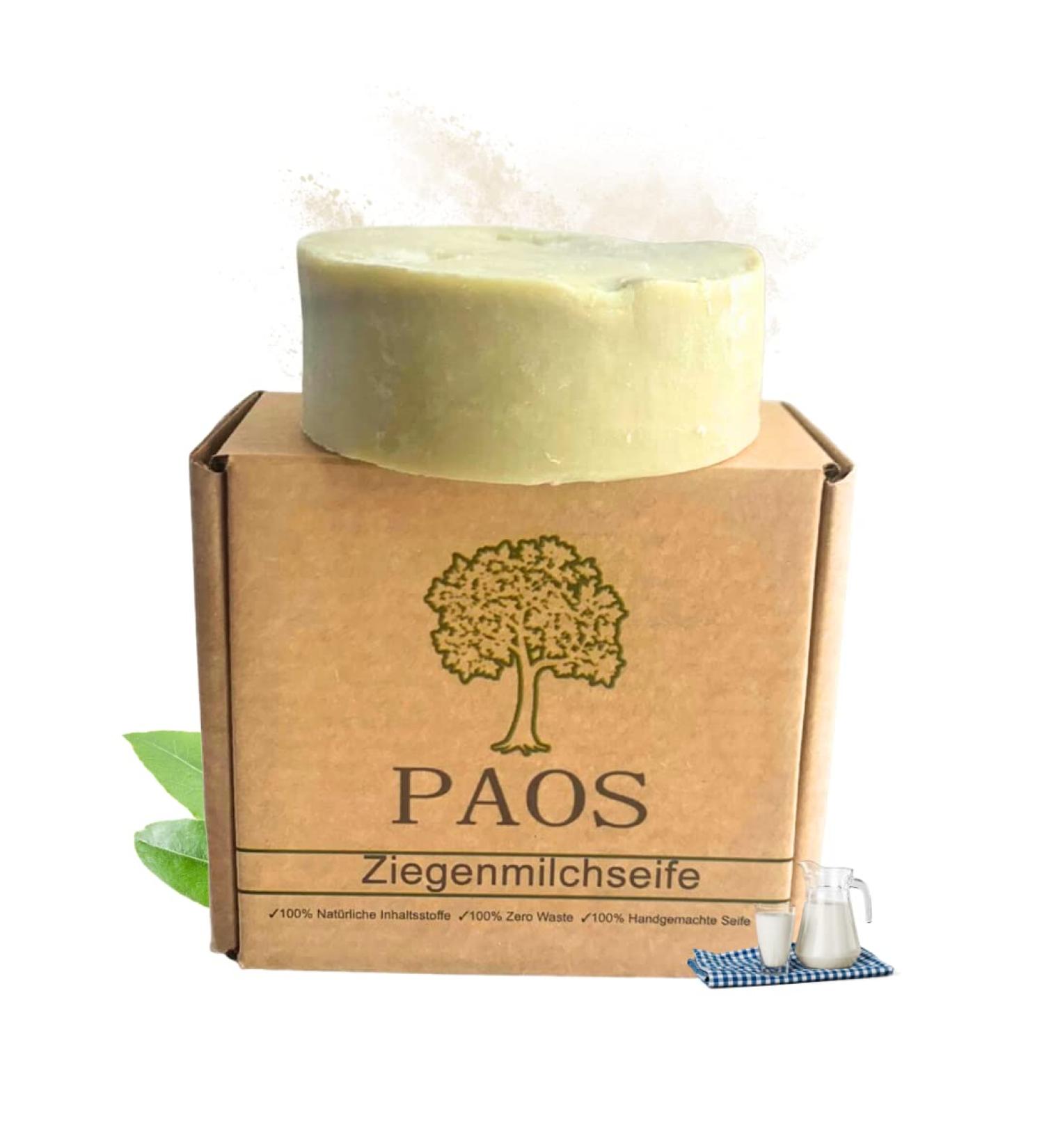 Paos Goat Milk Soap - Handmade Natural Acne Treatment | Chemical-Free Traditional Formula for Pimples & Skin Imprints - 1550g - Buy Online on SooperMarket.com