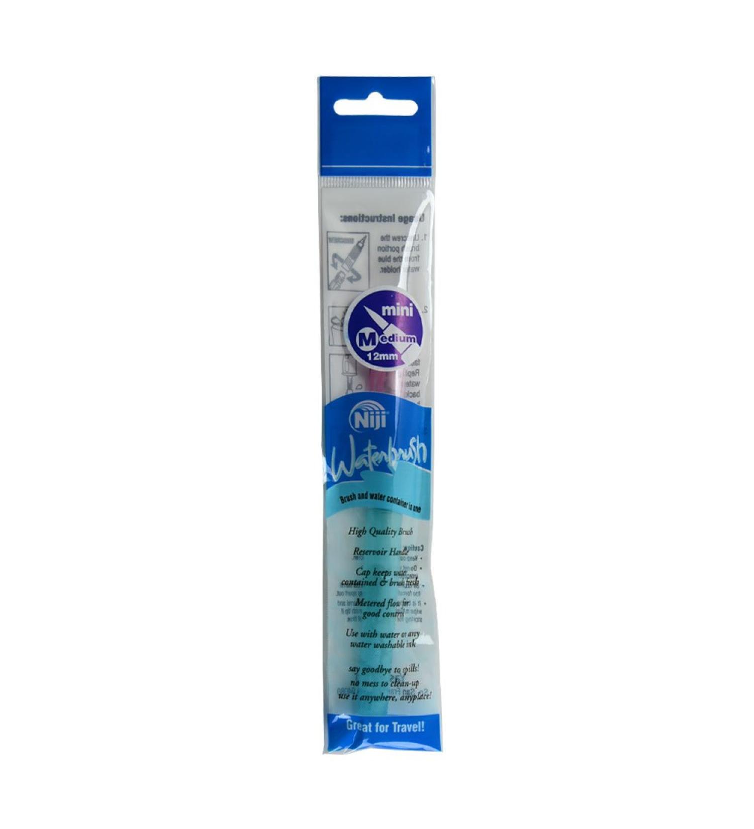 Yasutomo Niji Waterbrush Mini Medium 5/32" x 3/8"