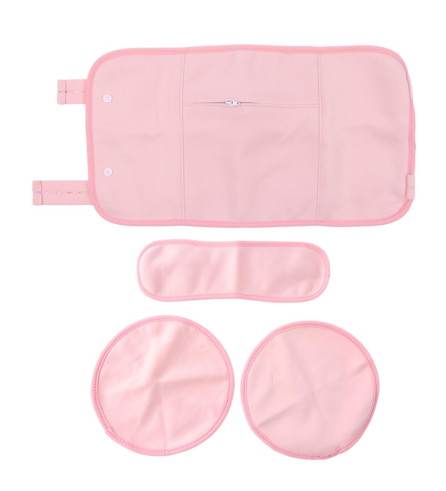 Castor Oil Wrap Set - Reusable Waist & Neck Packs for Liver Detox Thyroid Health & Sleep | Washable Breast Packs for Health Care - Buy Online on SooperMarket.com