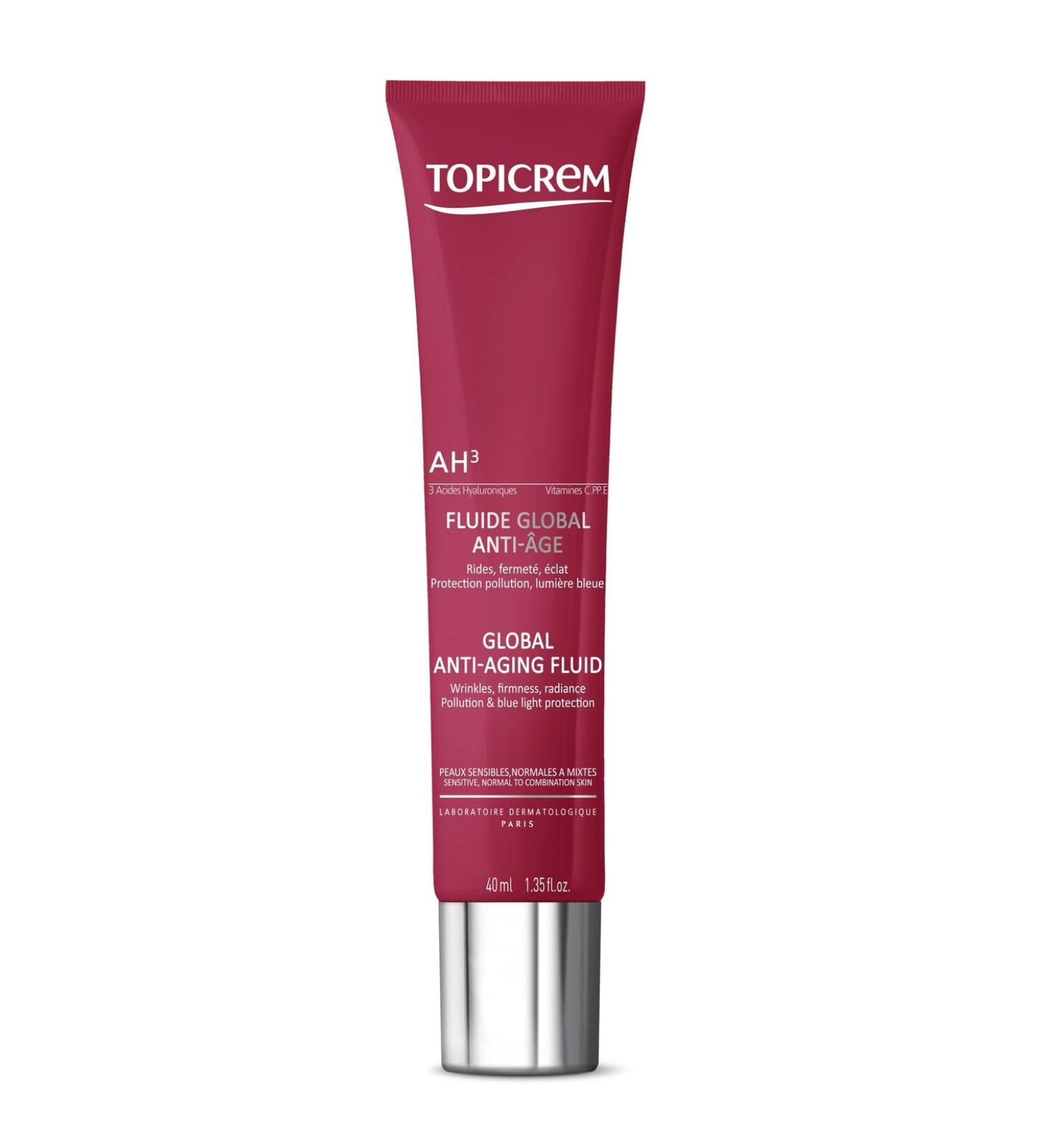 Topicrem AH3 Global Anti-Aging Fluid 40ml - Buy Online on SooperMarket.com