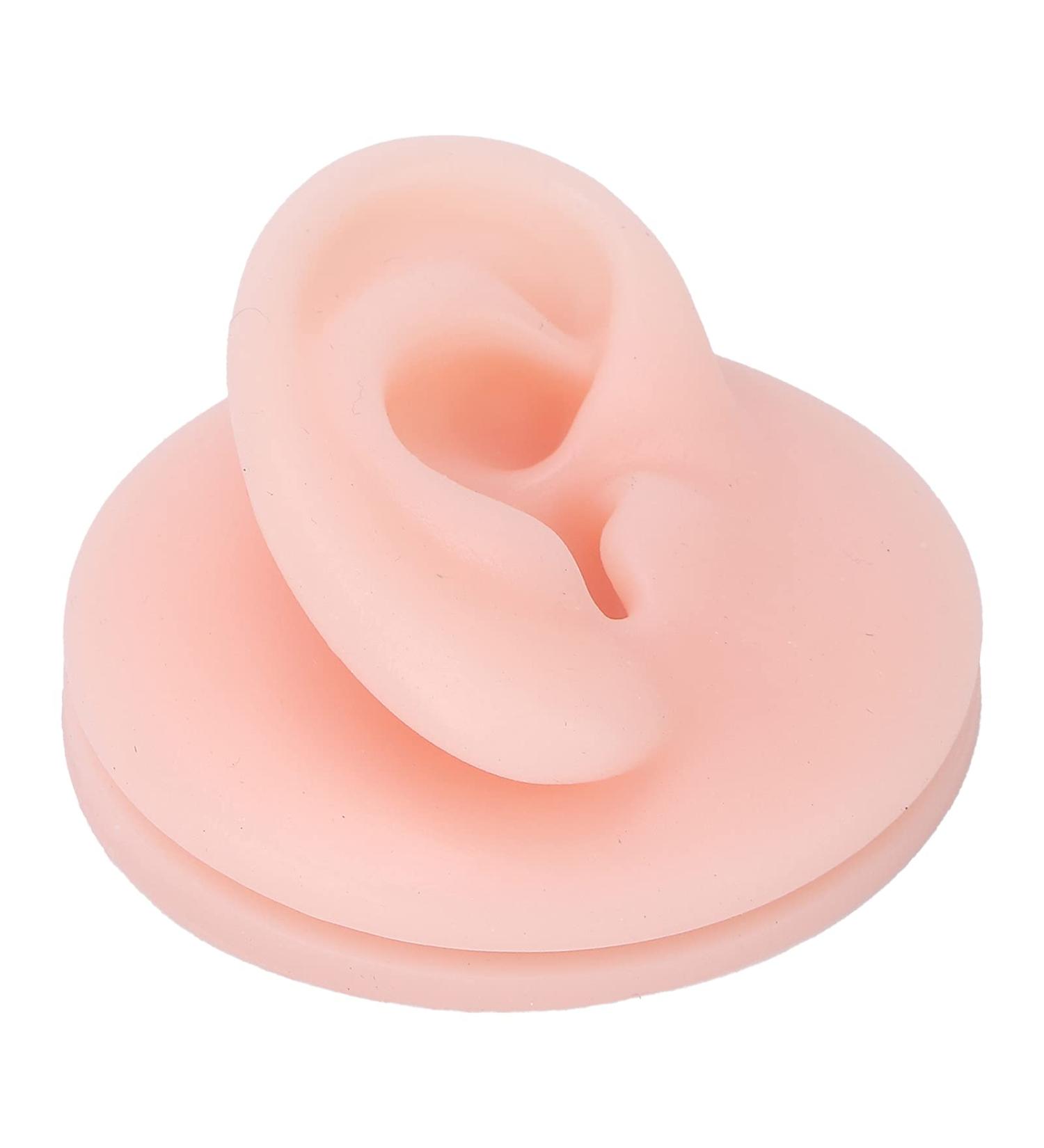 Fake Ear Model Simulation Human Ear Model Delicate Texture Soft for Earring Practice for Voice Live(Right ear) - Buy Online on SooperMarket.com
