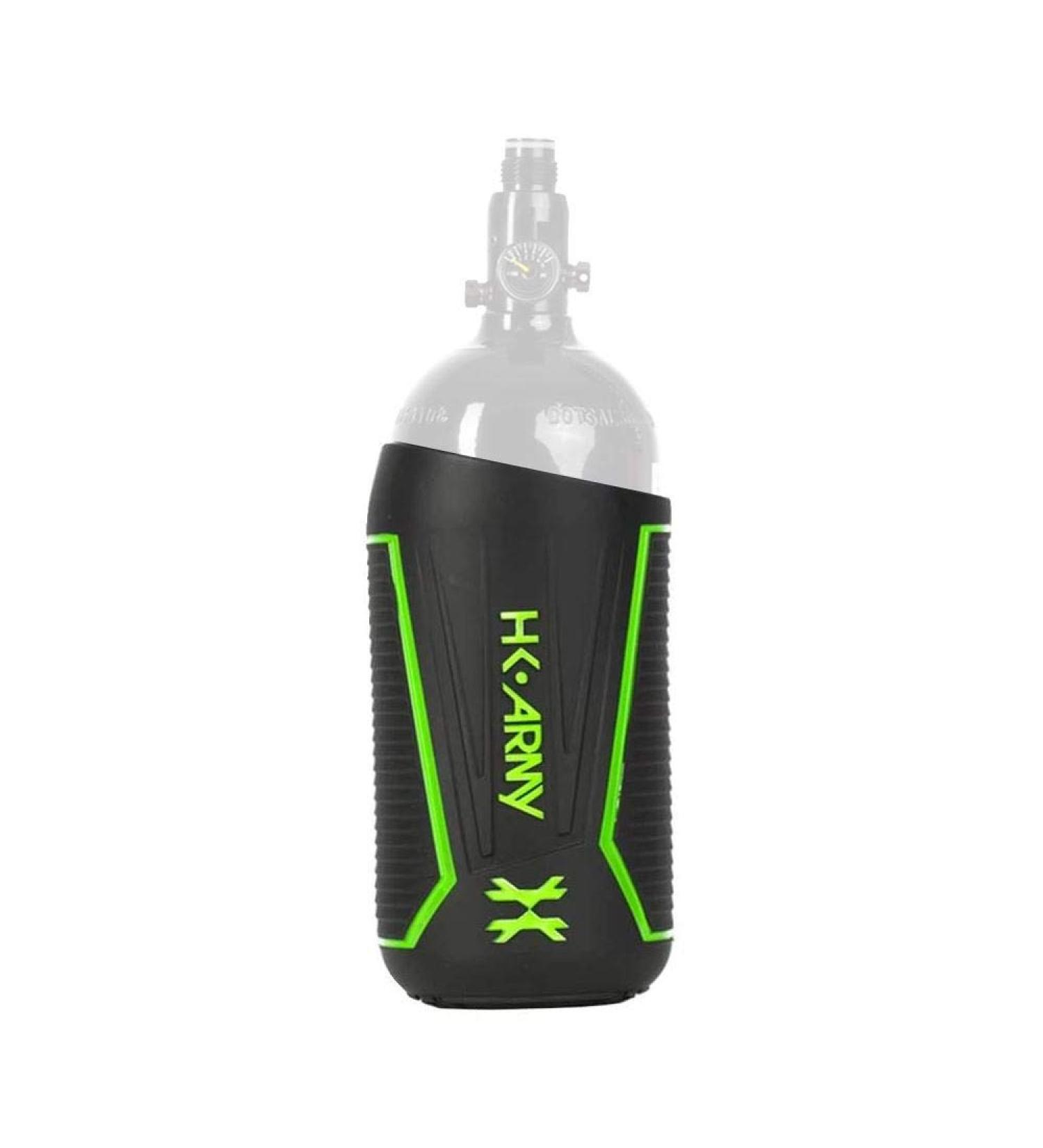 HK Army Vice 48ci Tank Cover - Black/Green | Durable Protection for Paintball Tanks - Buy Online on SooperMarket.com