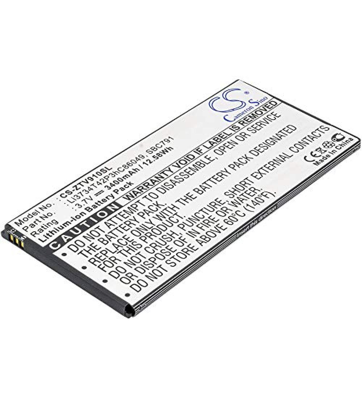 3400mAh Replacement Battery for Li3734T42P3hC86049 SBC791 T9 & V9 Series Tablets - International Shipping Available - Buy Online on SooperMarket.com