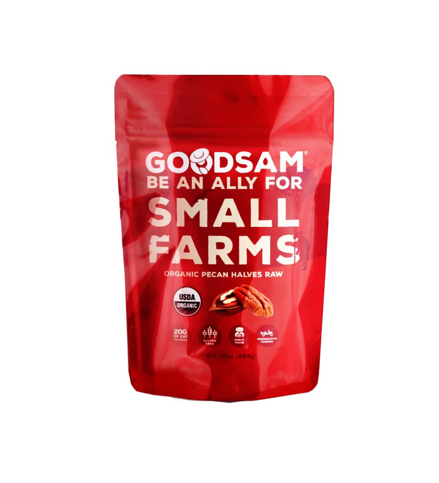 Organic Raw Pecan Halves 1lb | Gluten Free, Vegan, Keto | Regeneratively Farmed & Direct Trade - Buy Online on SooperMarket.com