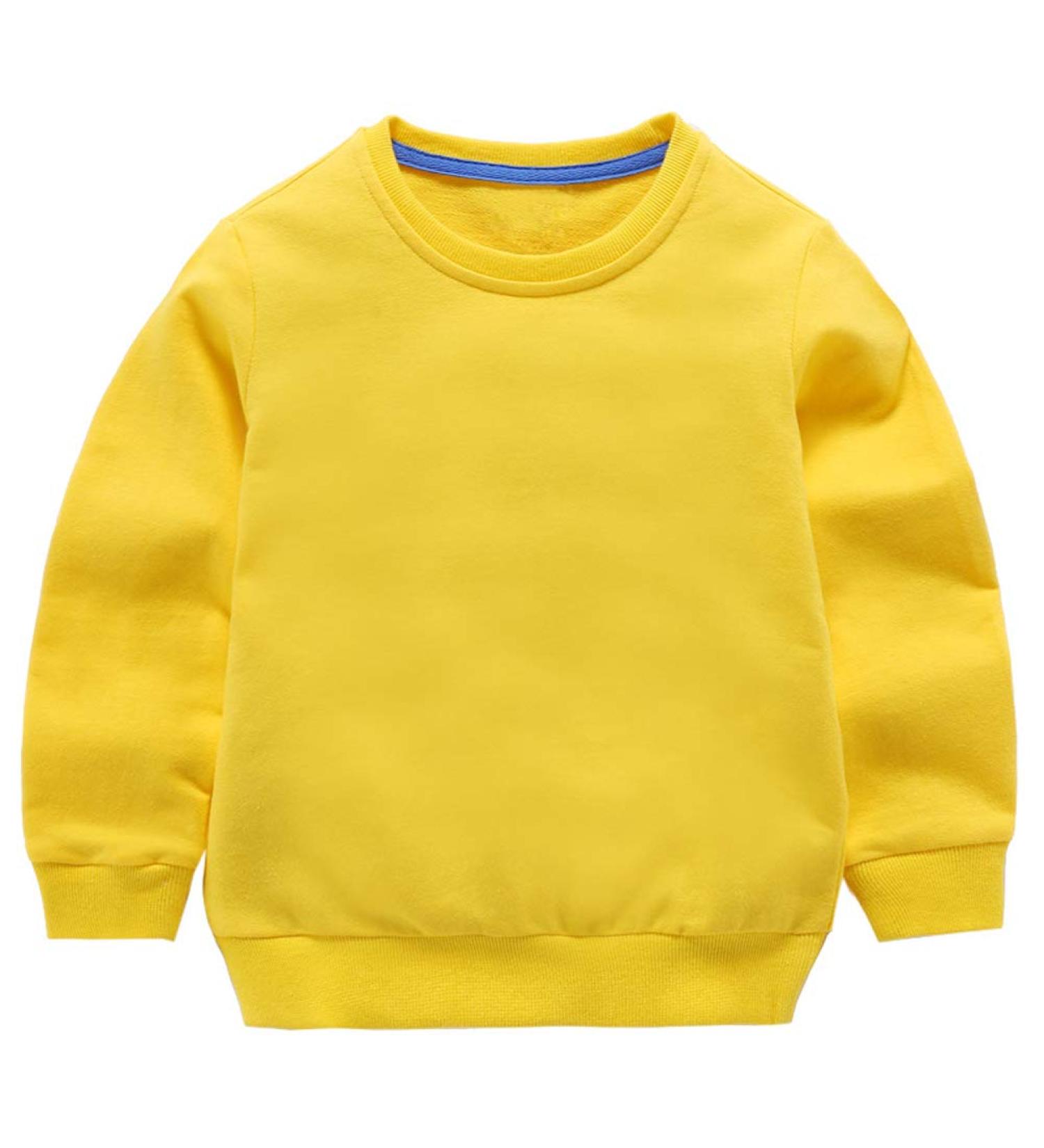 Taigood Boys Cotton Sweatshirt Jumper | Long Sleeve T-Shirt for Kids 2-3 Years | Yellow | Autumn Winter Fashion | Age 1-7 Years - Buy Online on SooperMarket.com