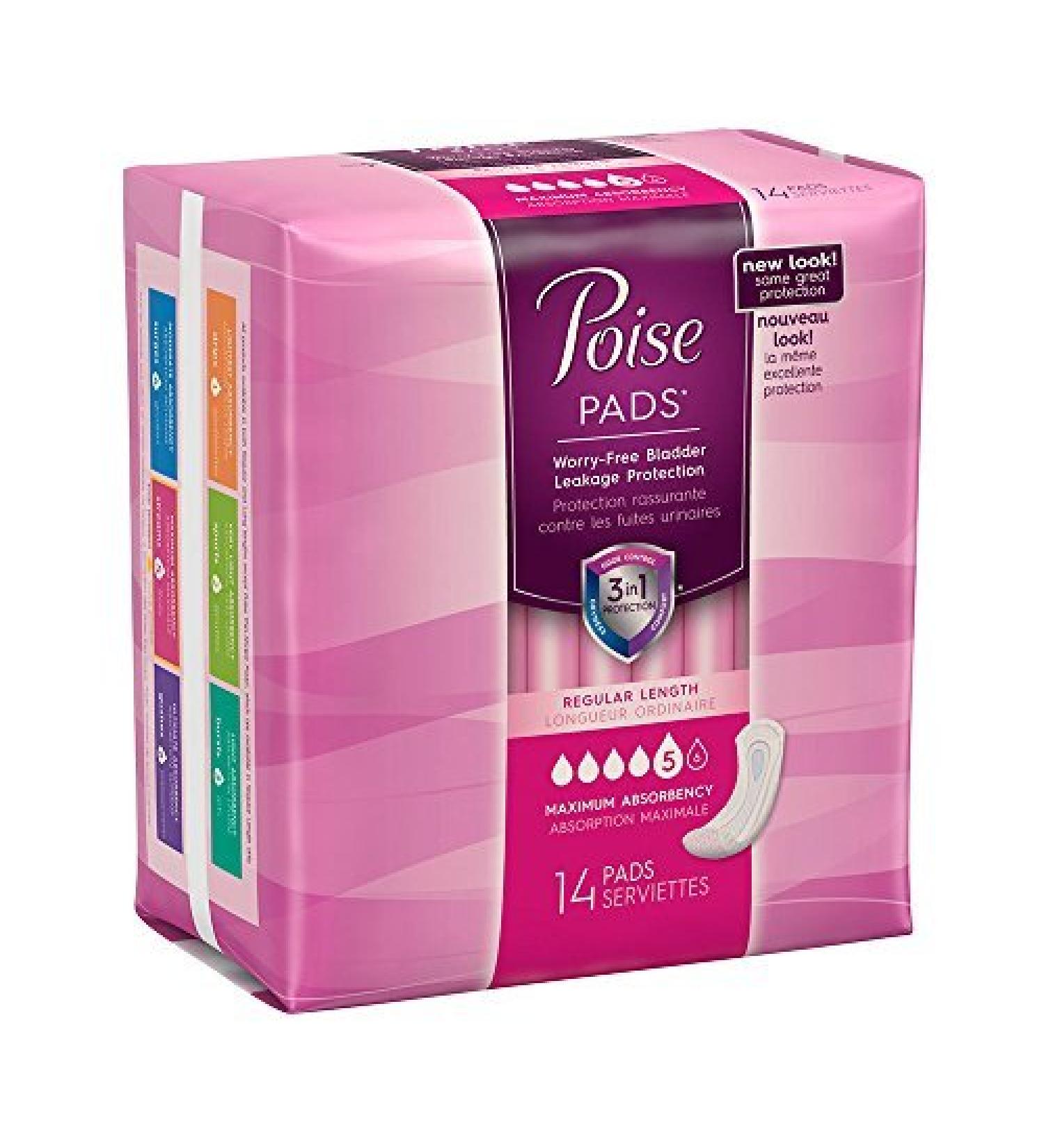 Kimberly-Clark 19568 Poise Pad Ultra Plus Side Shields (Pack of 56)