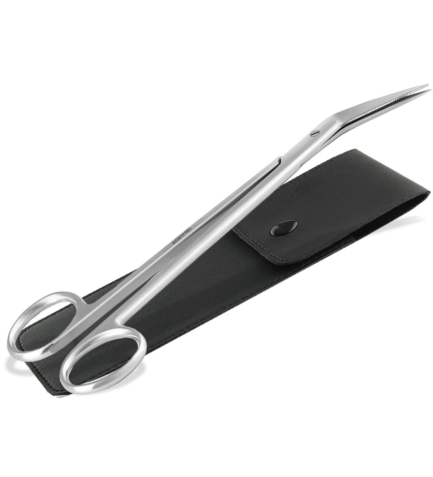 Large Long Nail Scissors for Seniors | Micro-Toothed Foot Care Set for Toenails & Fingernails (16 cm) - Pedicure Alternative to Nail Tongs - Buy Online on SooperMarket.com