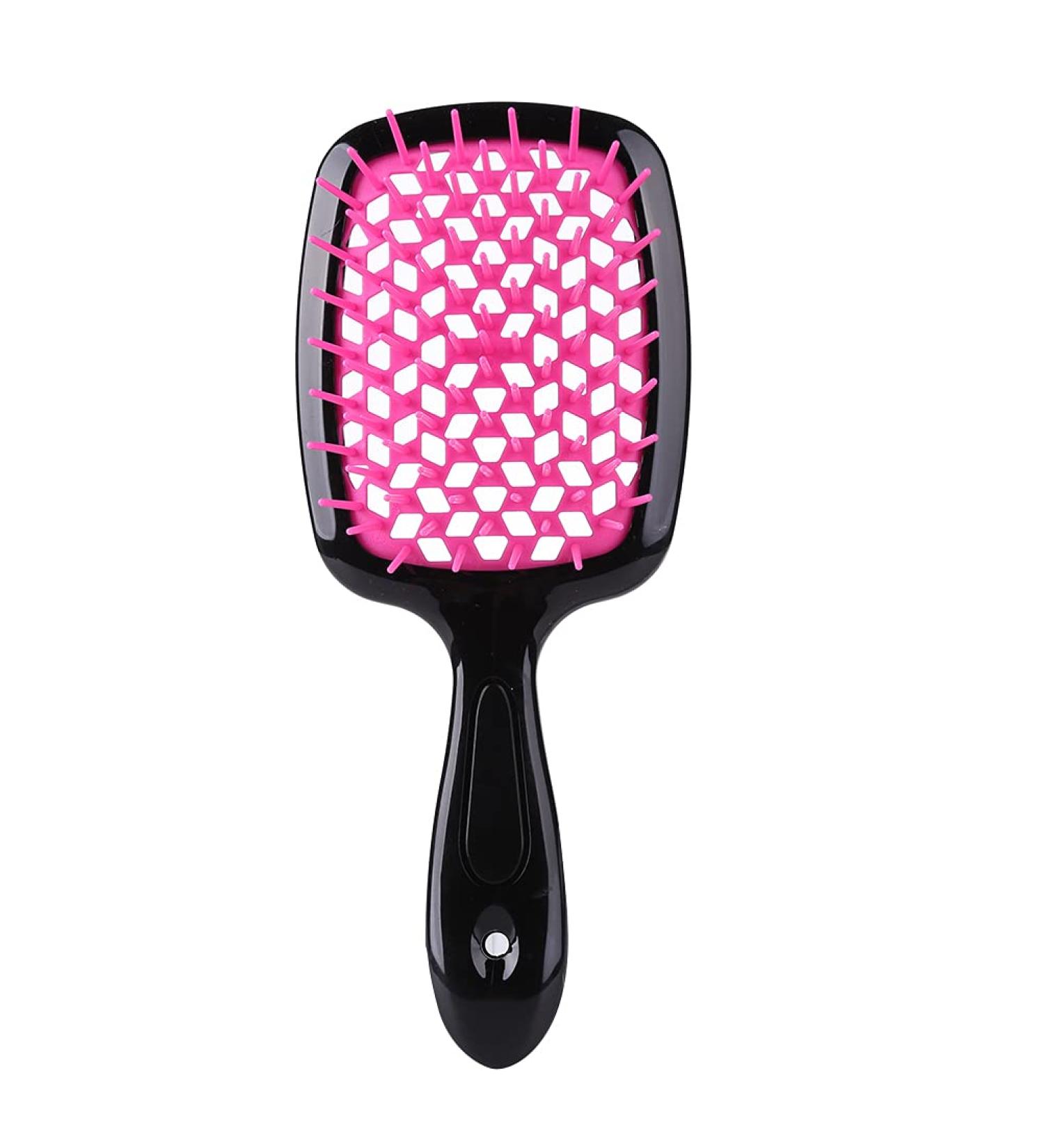 Comb Fluffy Shaped Comb Mesh Comb Wide Tooth Air Cushion Comb Massage Hair Brush Styling Tool Wide Tooth Comb (Color : Black Red) - Buy Online on SooperMarket.com