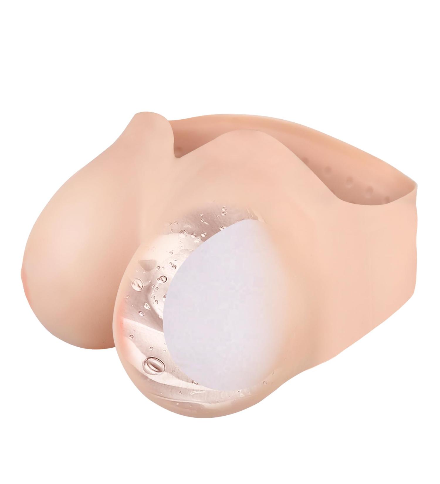 Icever Silicone Breast Shapes 2.0 - Realistic H Cup Prostheses for Mastectomy & Crossdressers | Light Ivory White Size XL - Buy Online on SooperMarket.com