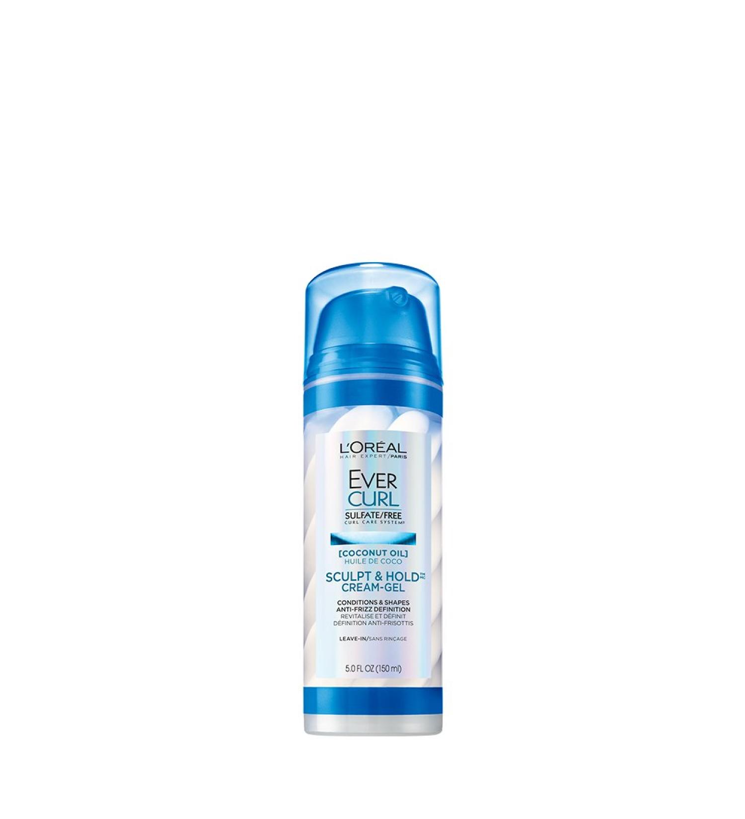L'Or al Paris EverCurl Sculpt & Hold Cream-Gel 5 fl. oz. | Sulfate-Free - Buy Online on SooperMarket.com