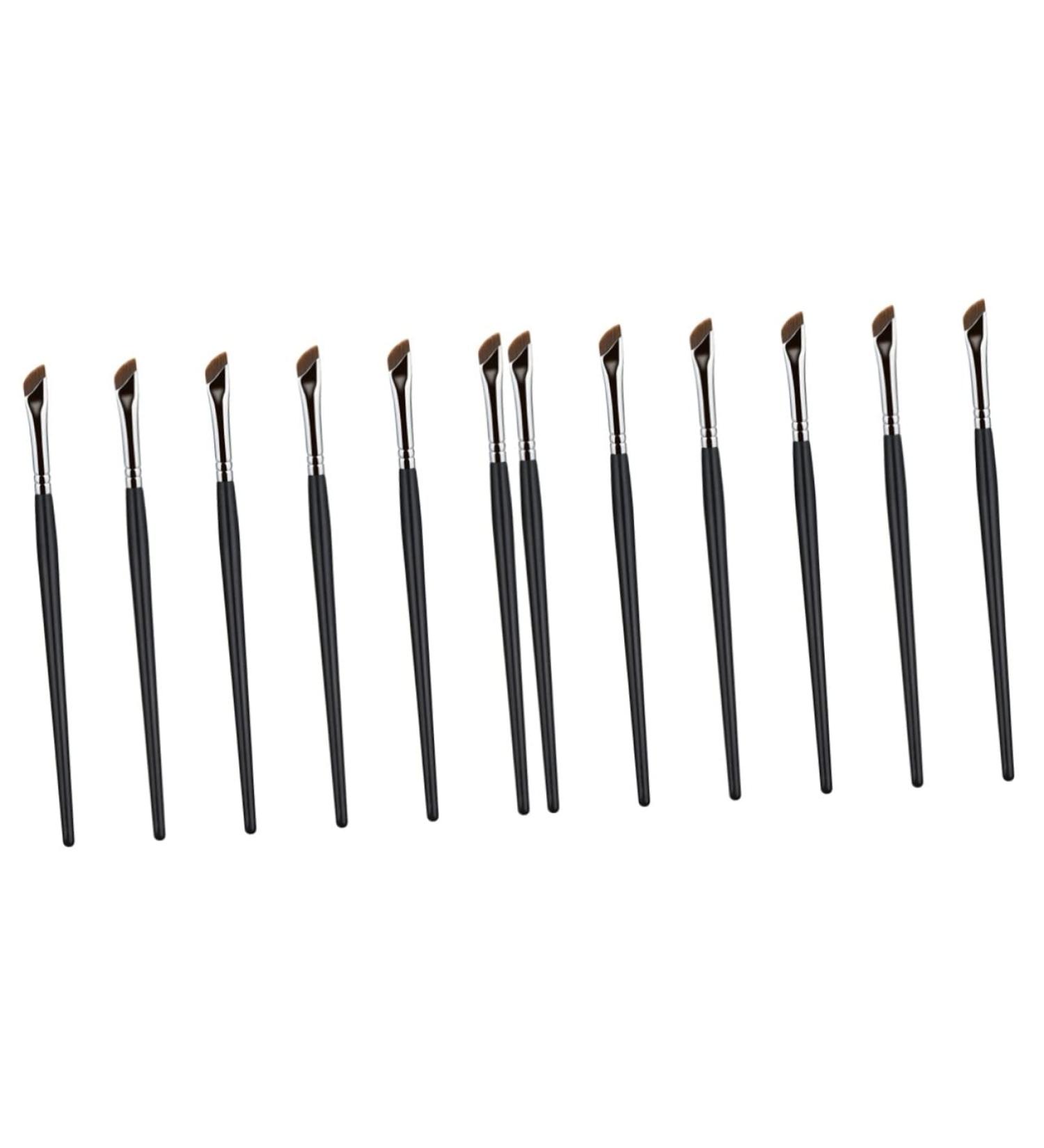 FRCOLOR 12 Pcs Eyebrow Brush Set - Angled Concealer & Highlighter Makeup Brushes for Women - International Shipping Available - Buy Online on SooperMarket.com