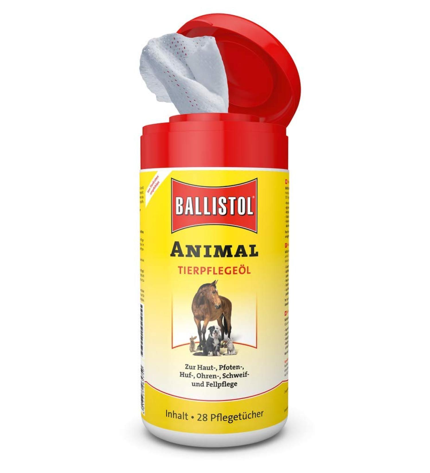 BALLISTOL 26575 ANIMAL Animal Care Oil 28 Care Wipes Skin Care Coat Care Hoof Care For Home Farm Pets Single