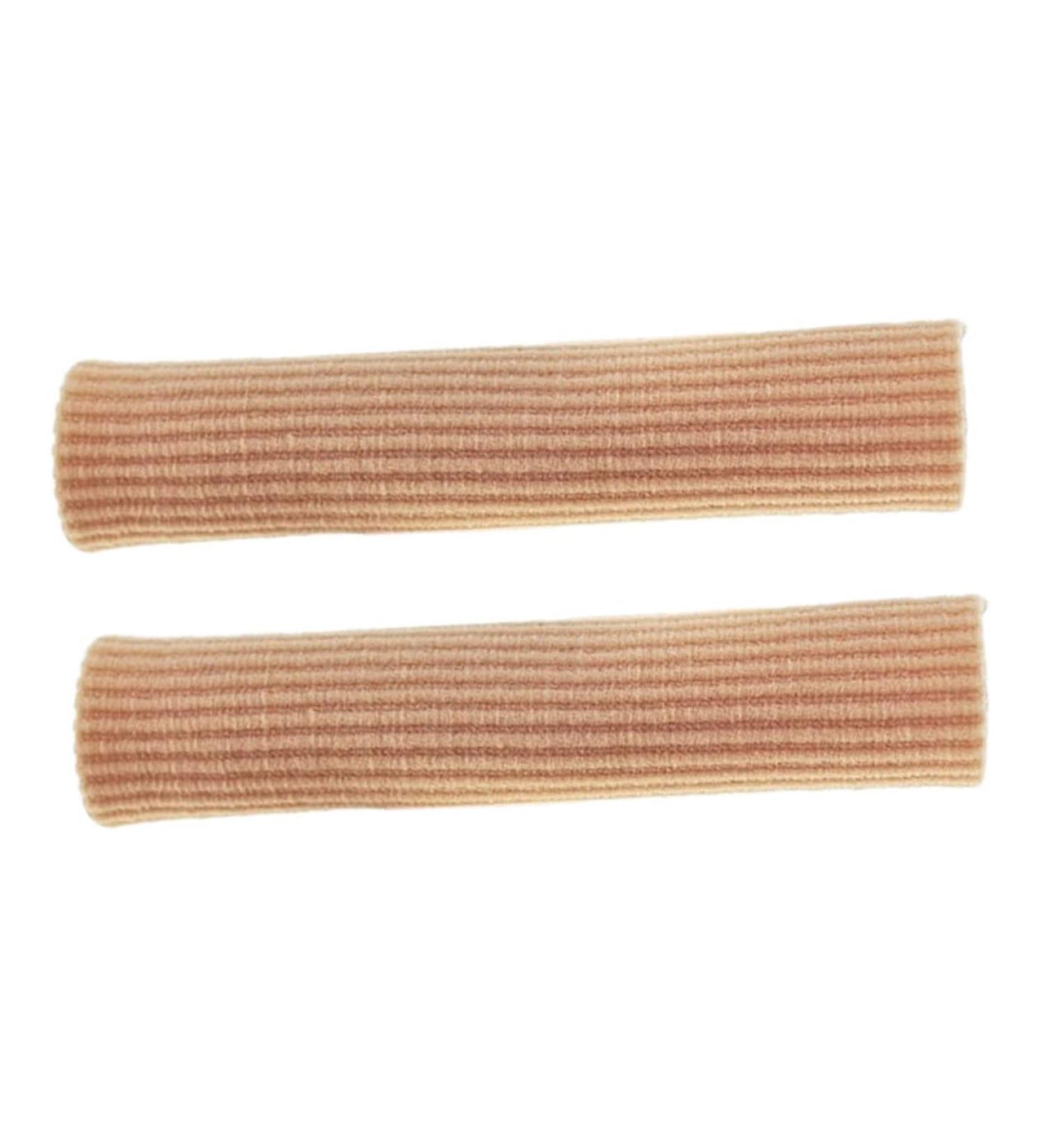 Plafope 2pcs Gel Finger Toe Cover - Silicone Thumb Protector Bandages for Finger Support and Wound Healing - Flesh Color - Buy Online on SooperMarket.com