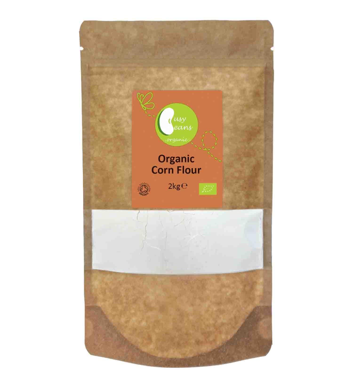 Organic Corn Flour - Certified Organic - by Busy Beans Organic (2kg) - Buy Online on SooperMarket.com