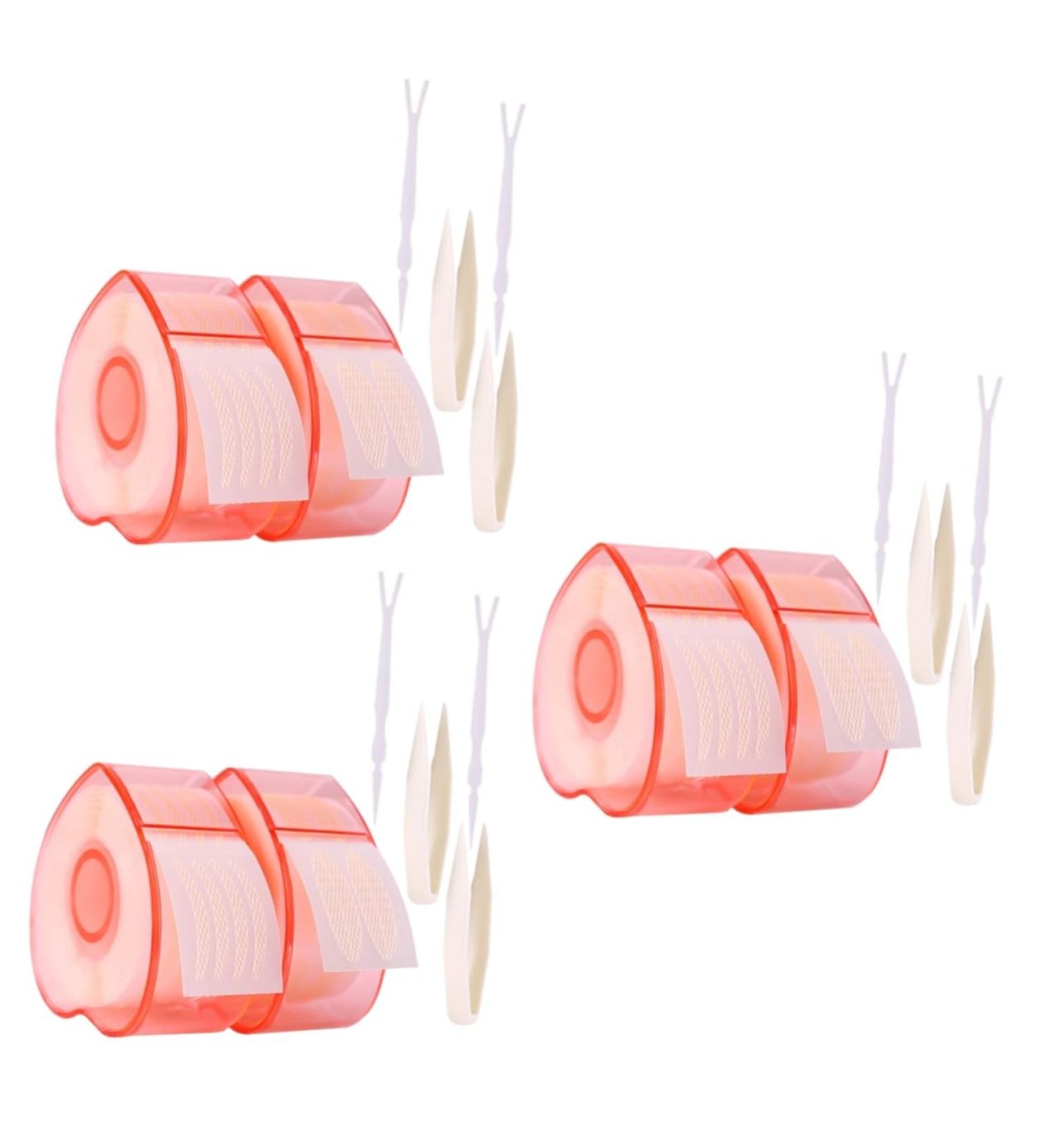 Beavorty 6 Rolls Lace Double Eyelid Stickers - Adhesive Eyelid Lifters for Hooded Eyes | Eye Tape for Women | International Shipping Available - Buy Online on SooperMarket.com