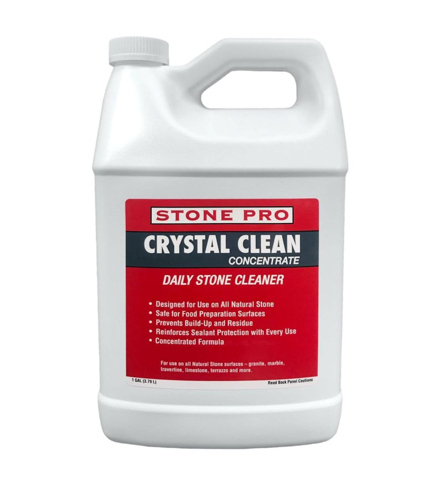 Stone Pro Crystal Clean - 128 oz Surface Cleaner & Sealer Concentrate for International Shipping | Best Quality Gallon Cleaner - Buy Online on SooperMarket.com