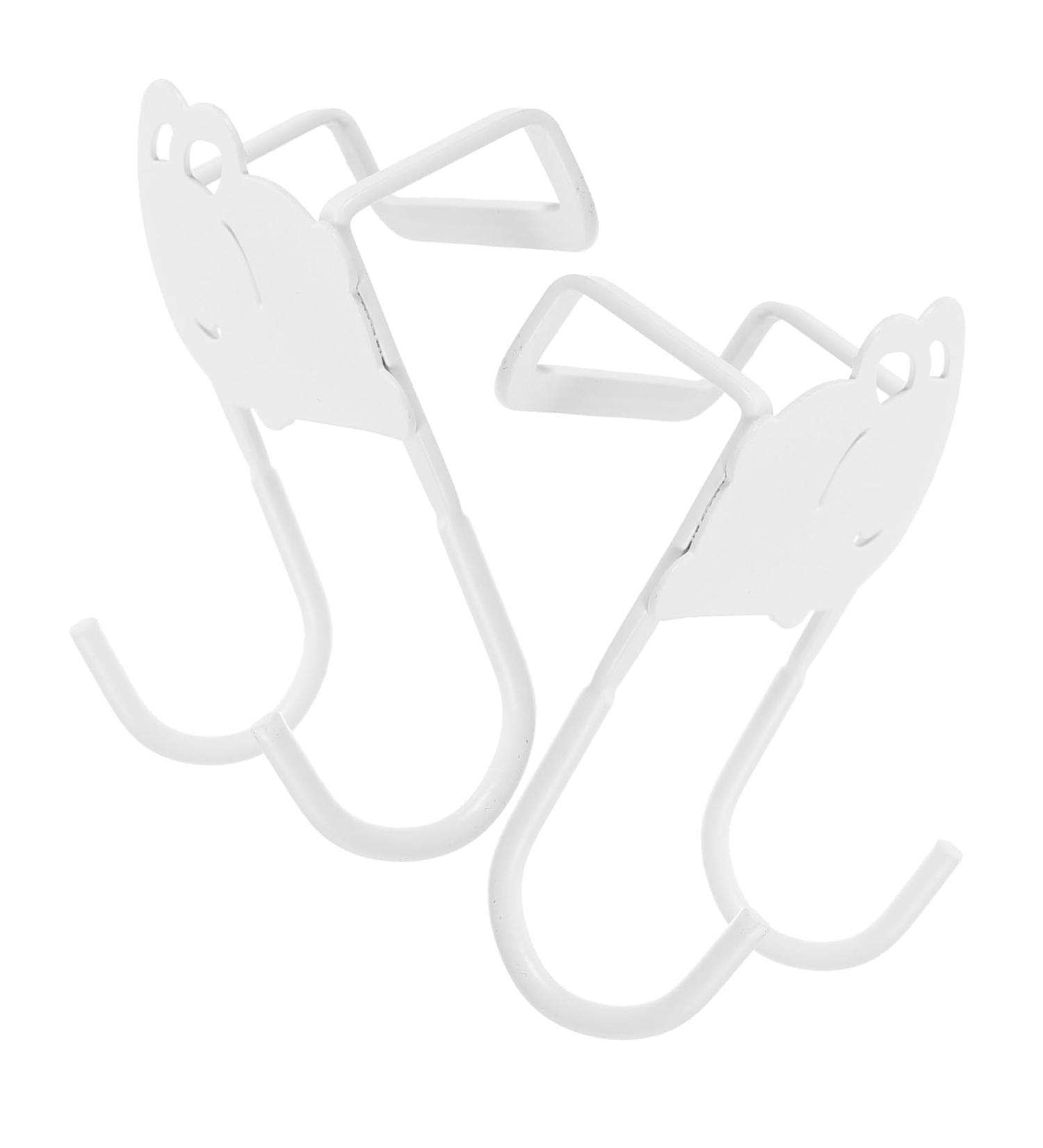 2pcs Cute Rabbit Hook Heavy Duty Clothes Hanger Hanging Towel Over The Door Hooks Drying Rack Sponge - Buy Online on SooperMarket.com
