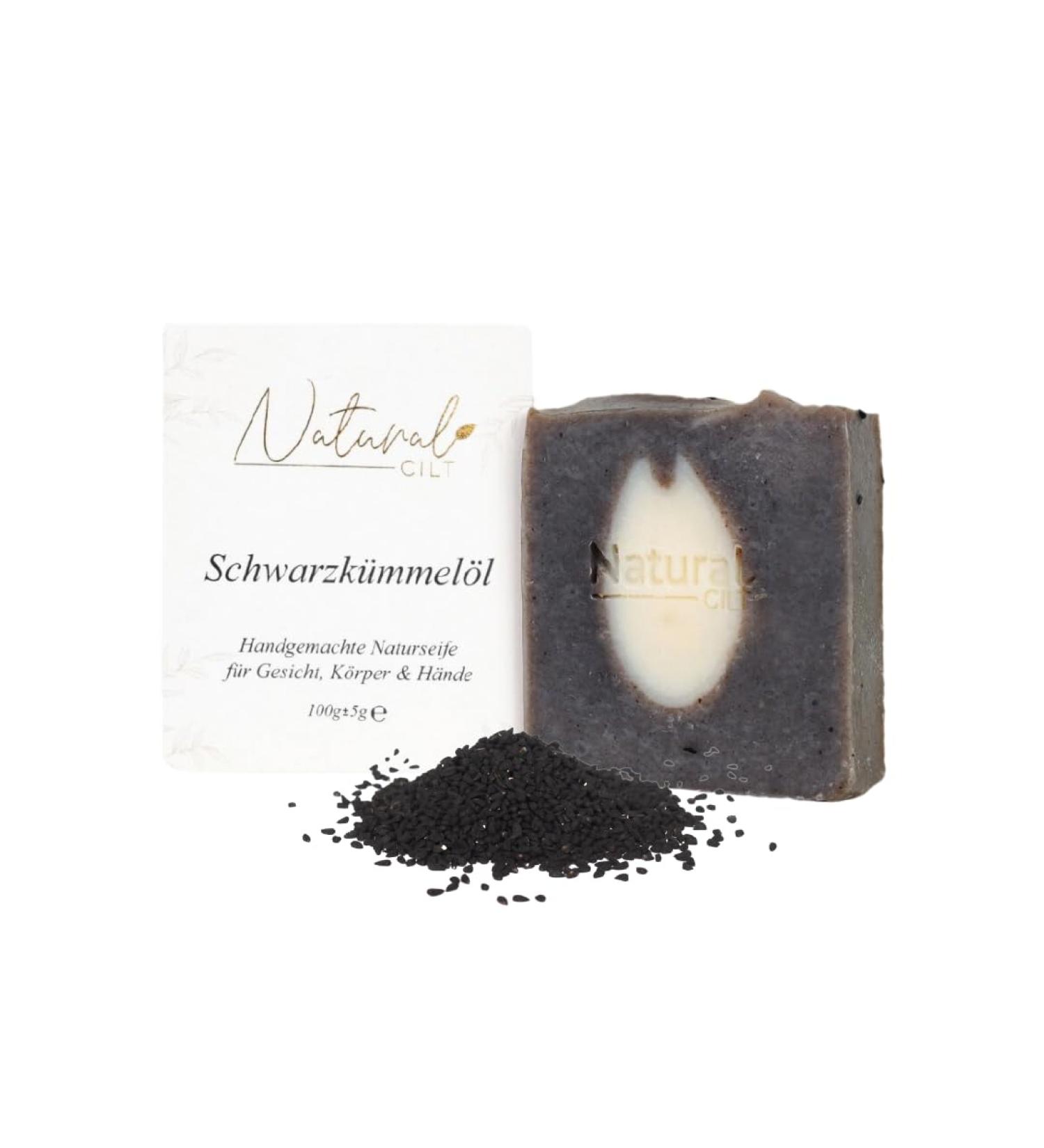 Buy Natural Cilt Black Cumin Oil Soap - 100% Natural Handmade Certified Shower Soap for All Skin Types - International Shipping Available - Buy Online on SooperMarket.com