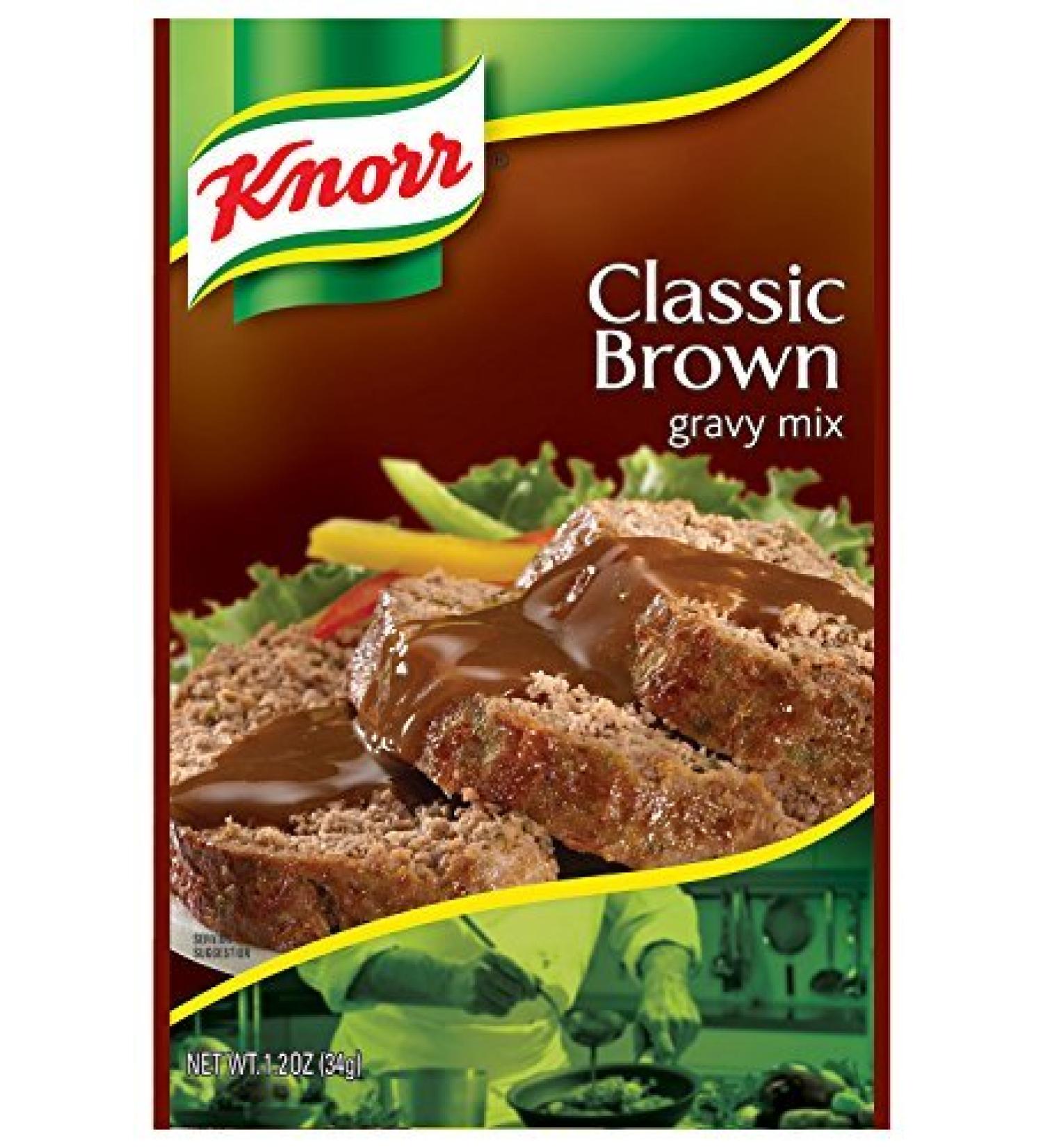 Knorr Gravy Mix Classic Brown 1.2 oz Pack of 24 by Knorr