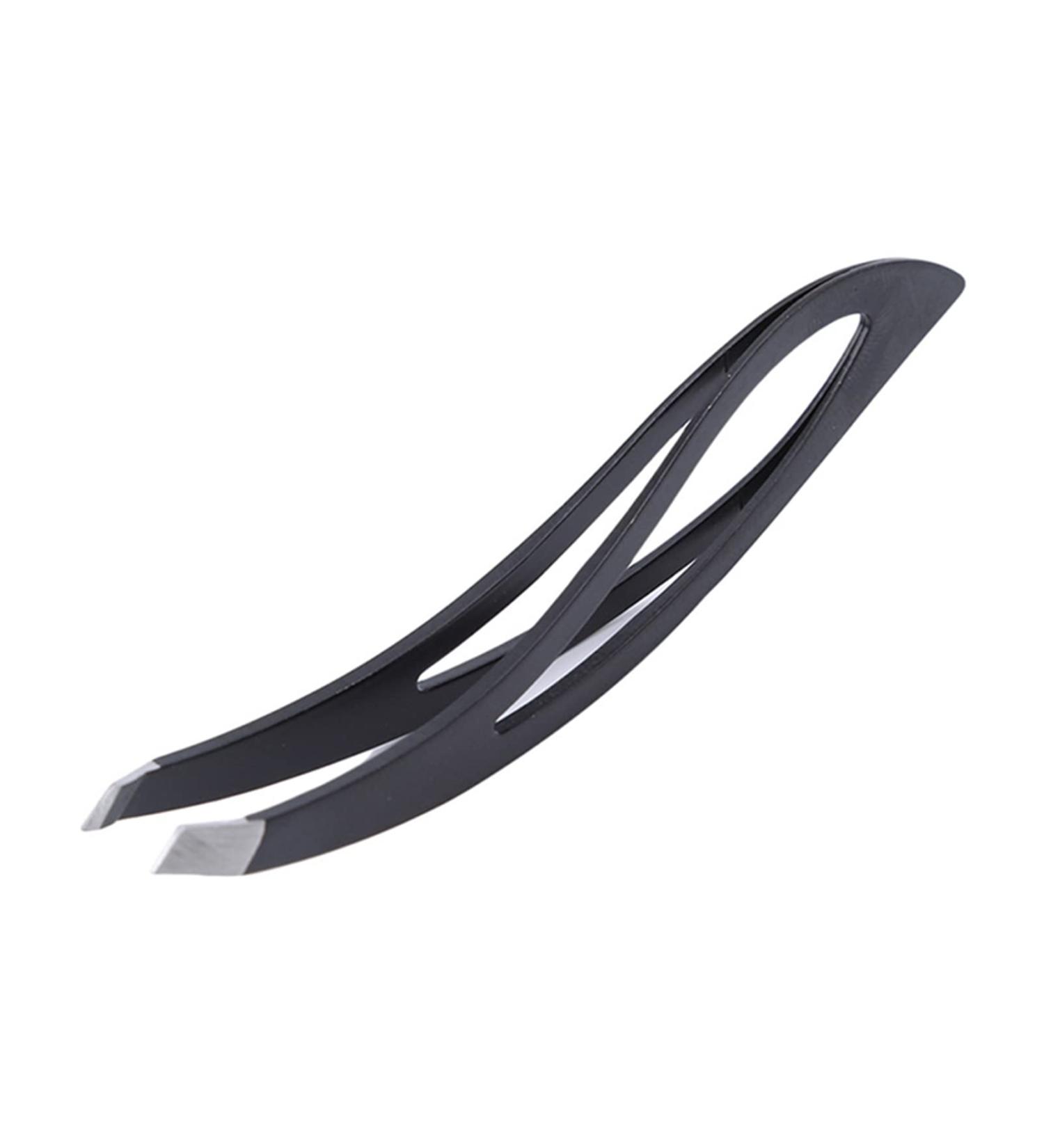 HELPFLOWER Black Precision Eyebrow Tweezer Set for Women - 1pc Daily Beauty Tool - Buy Online on SooperMarket.com