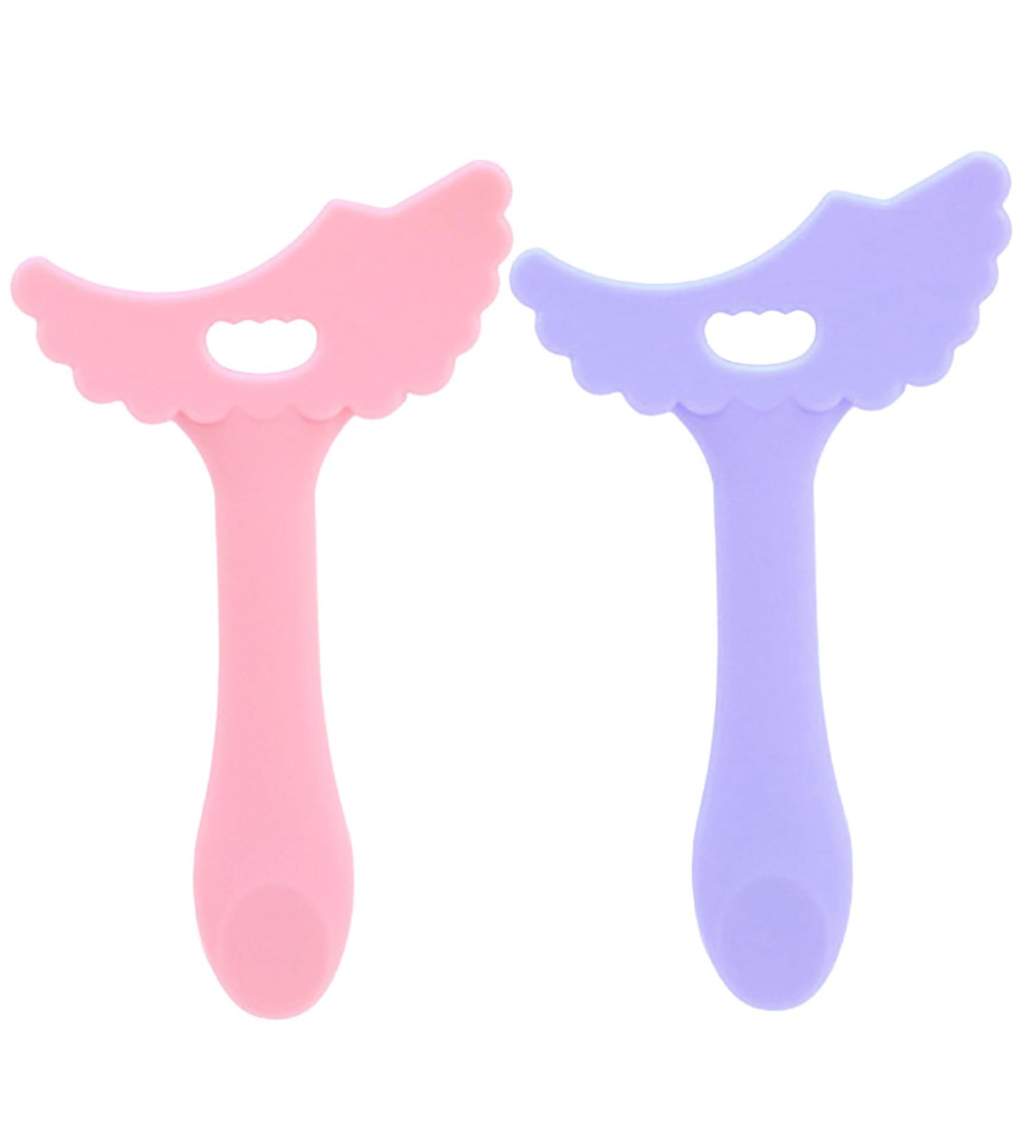Eye eyeliner brushes Eyelorer templates 2 pieces of soft silicone eye shadow template with multifunctional winged -eyed design mask shield - Buy Online on SooperMarket.com