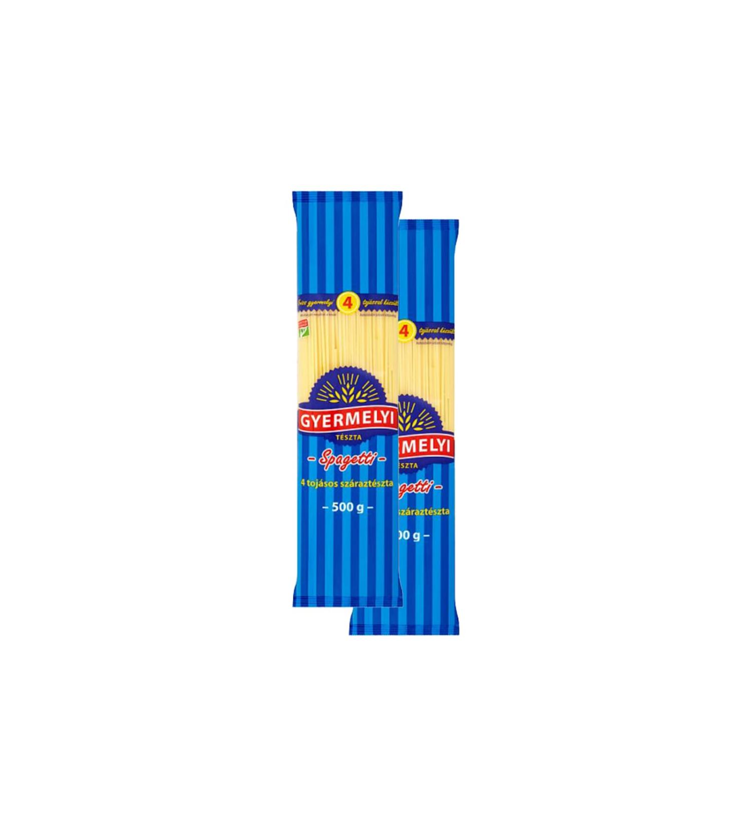 Gyermelyi Spaghetti Pasta 500 g Pack of 2 - Buy Online on SooperMarket.com