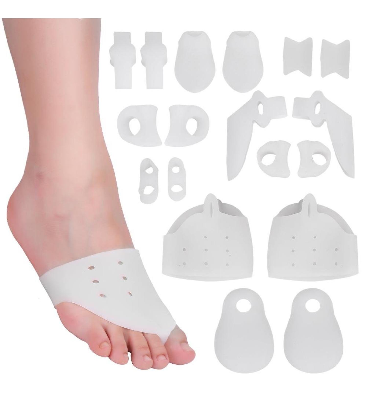 Bunion Pain Relief Toe Spreader - 9 Pairs Set | Valgus Corrector & Toe Alignment Separators for Pain Relief - Buy Online on SooperMarket.com