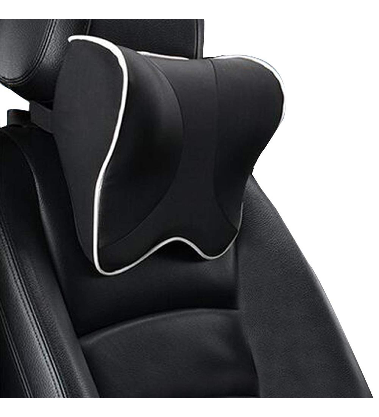 ZATOOTO Car Neck Pillow - Memory Foam Headrest Support for Adults and Kids (Black) - Buy Online on SooperMarket.com