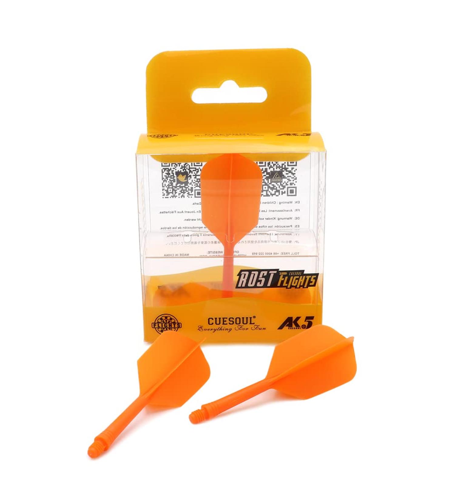 CUESOUL Orange AK5 Slim Shape M-28mm - Premium Dart Flight Options - Buy Online on SooperMarket.com