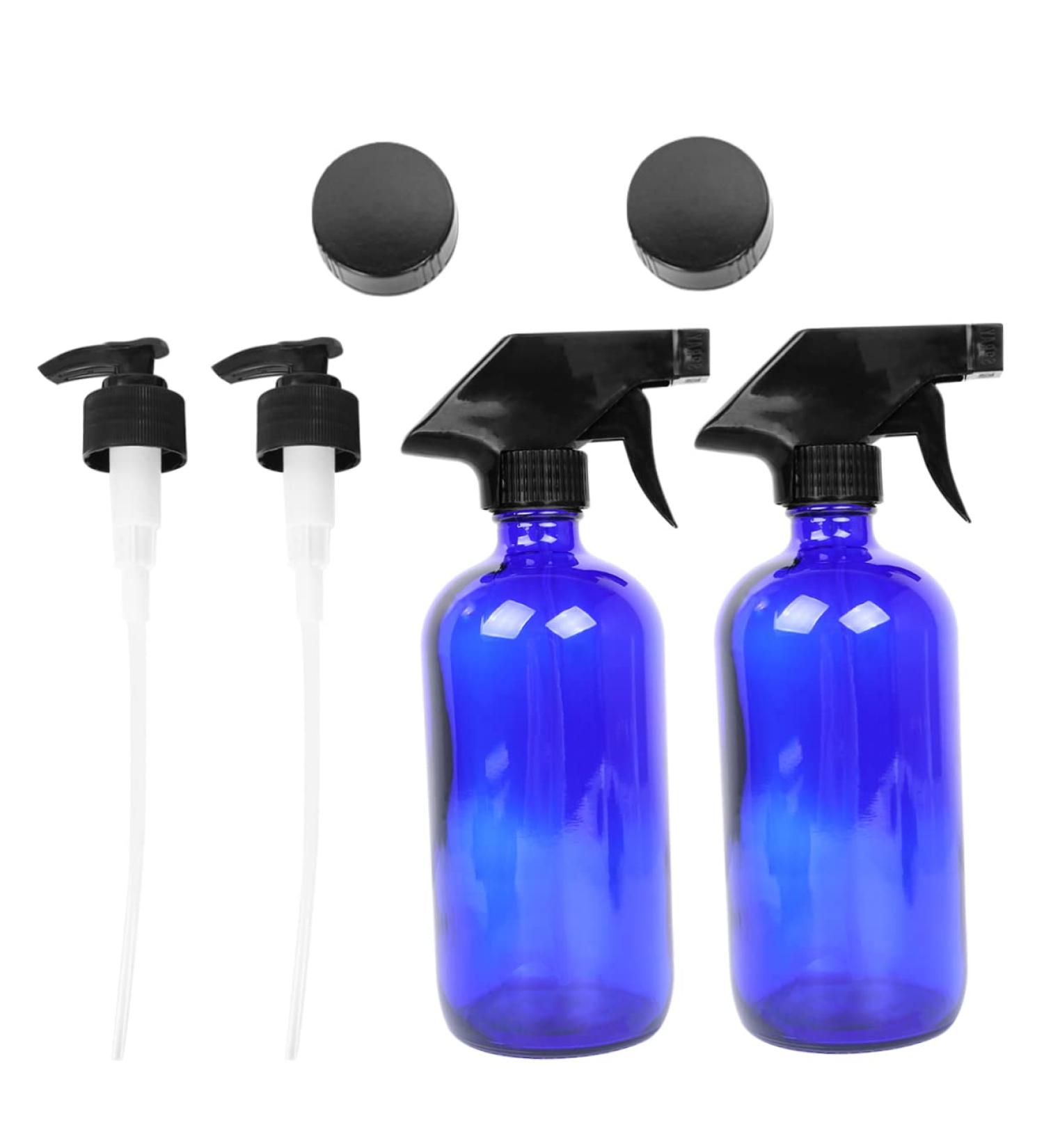 HAPINARY 1 Set Refillble Bottle Clear Spray Bottle Refillable Spray Bottle Glass Spray Bottle Ml Spray Bottle Cleaning Solution Bottle Refillable Water Sprayer Cap Cosmetic Press The Pump 21x7cm Blue - Buy Online on SooperMarket.com