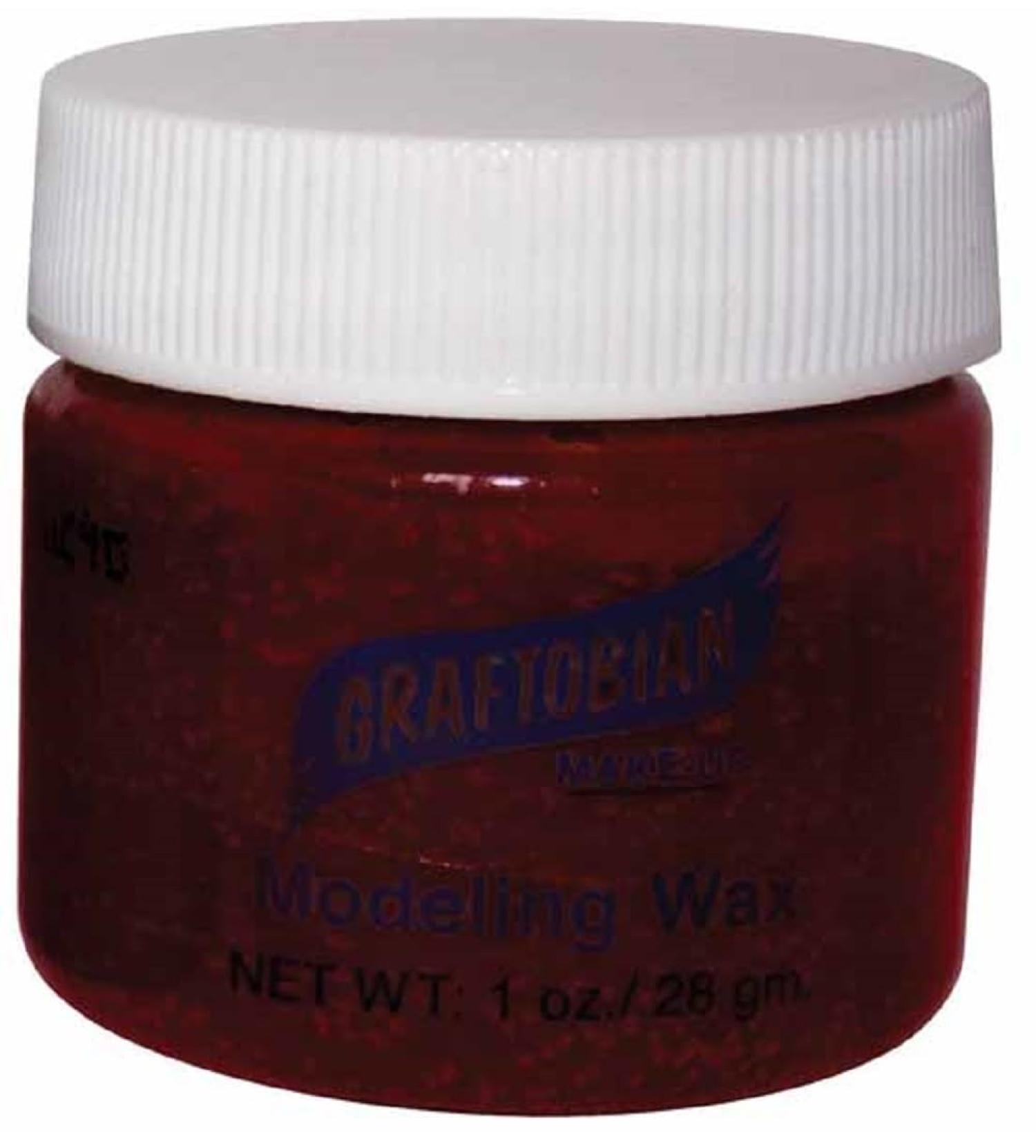 Graftobian Theatrical Modeling Wax Blood Color Pro Make-Up Special Effect 1oz