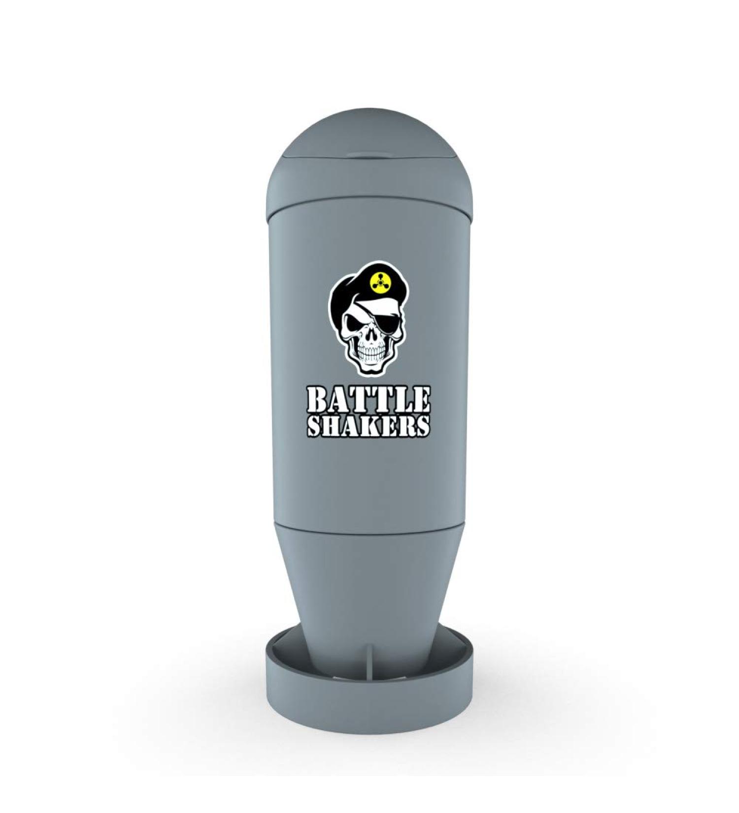 Battle Shakers Torpedo Shaker Cup - 20oz Leak-Proof Protein Bottle with Storage - BPA Free & Dishwasher Safe Sports Bottle - Buy Online on SooperMarket.com