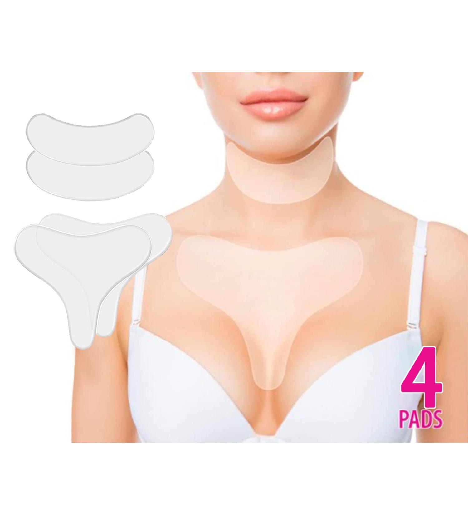 MANDOYV Chest & Neck Wrinkle Pads - Set of 4 Silicone Antiwrinkle Patches - Buy Online on SooperMarket.com