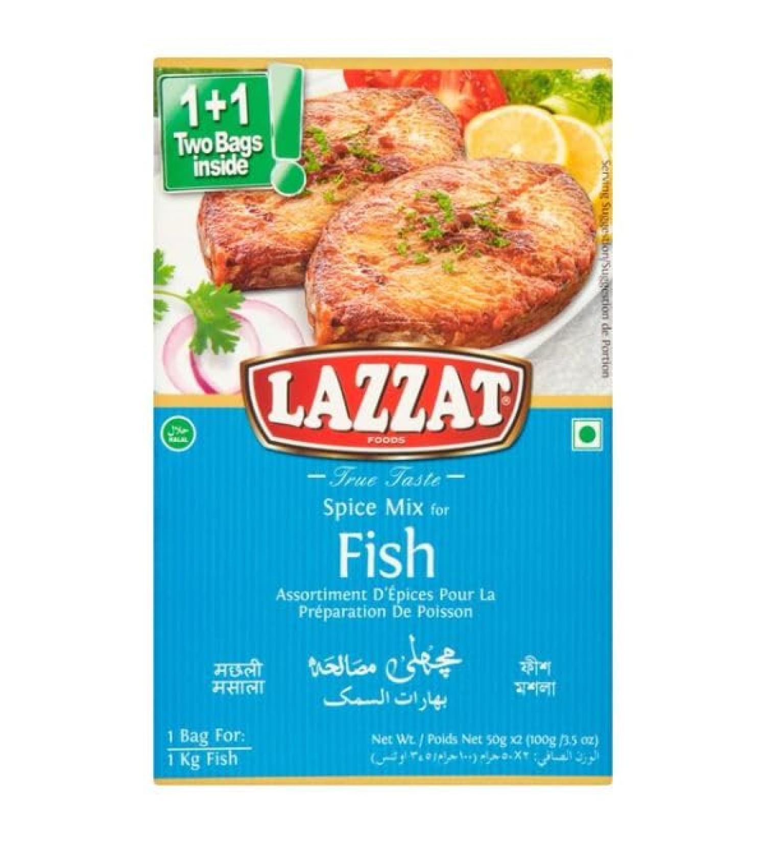 Lazzaat Fish masala 6x100g - spice mix