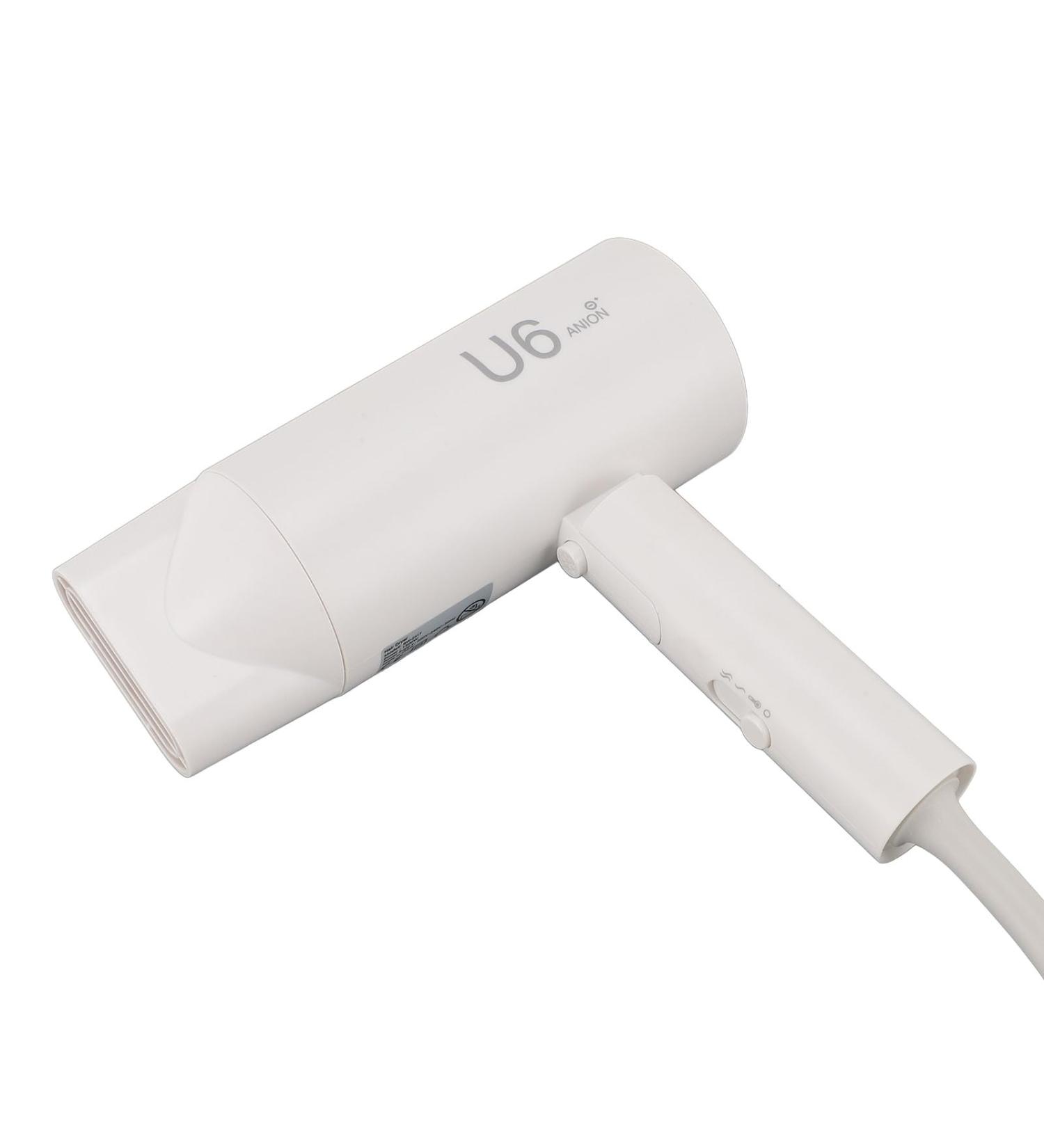 Negative Ionic Hair Dryer Quick Heat Up & Constant Temperature Lightweight Travel Hairdryer 2 Speeds Folding Home Hair Dryer for Home Travel (US Plug 110V) - Buy Online on SooperMarket.com