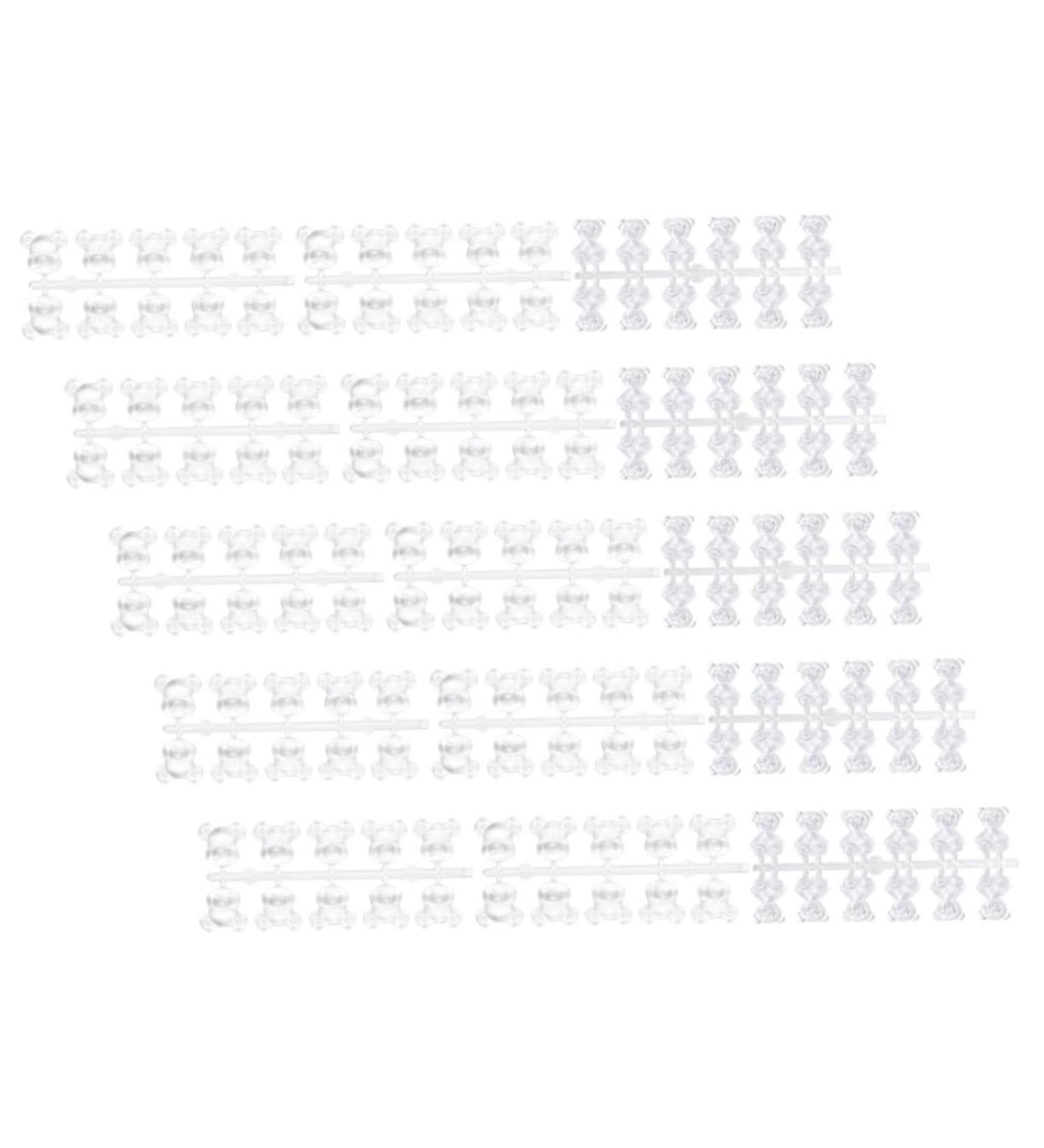 Healeved 3 Bear Head Nail Color Displaying Tool Transparent Nail Color Display Tool Bear Nail Color Displaying Tool Manicure Tools Nail Tools for Nail Art Nail Polish Polishing Plate - Buy Online on SooperMarket.com