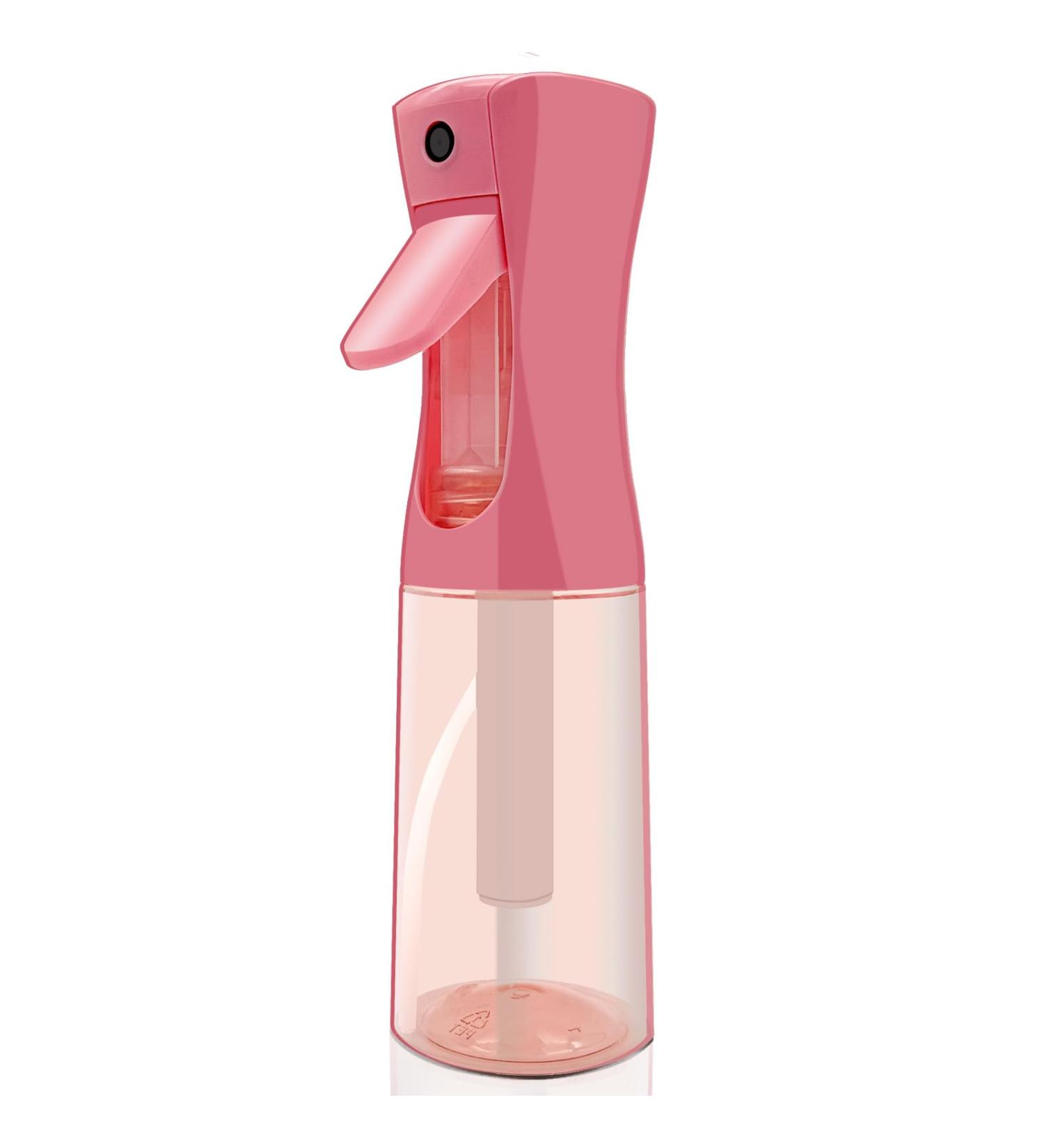 JANYUEPAI Hair Spray Bottle Continuous Fine Water Mist Sprayer for Hair Styling Skin Moisturizing Plant Watering Cleaning - Pink 200ml - Buy Online on SooperMarket.com