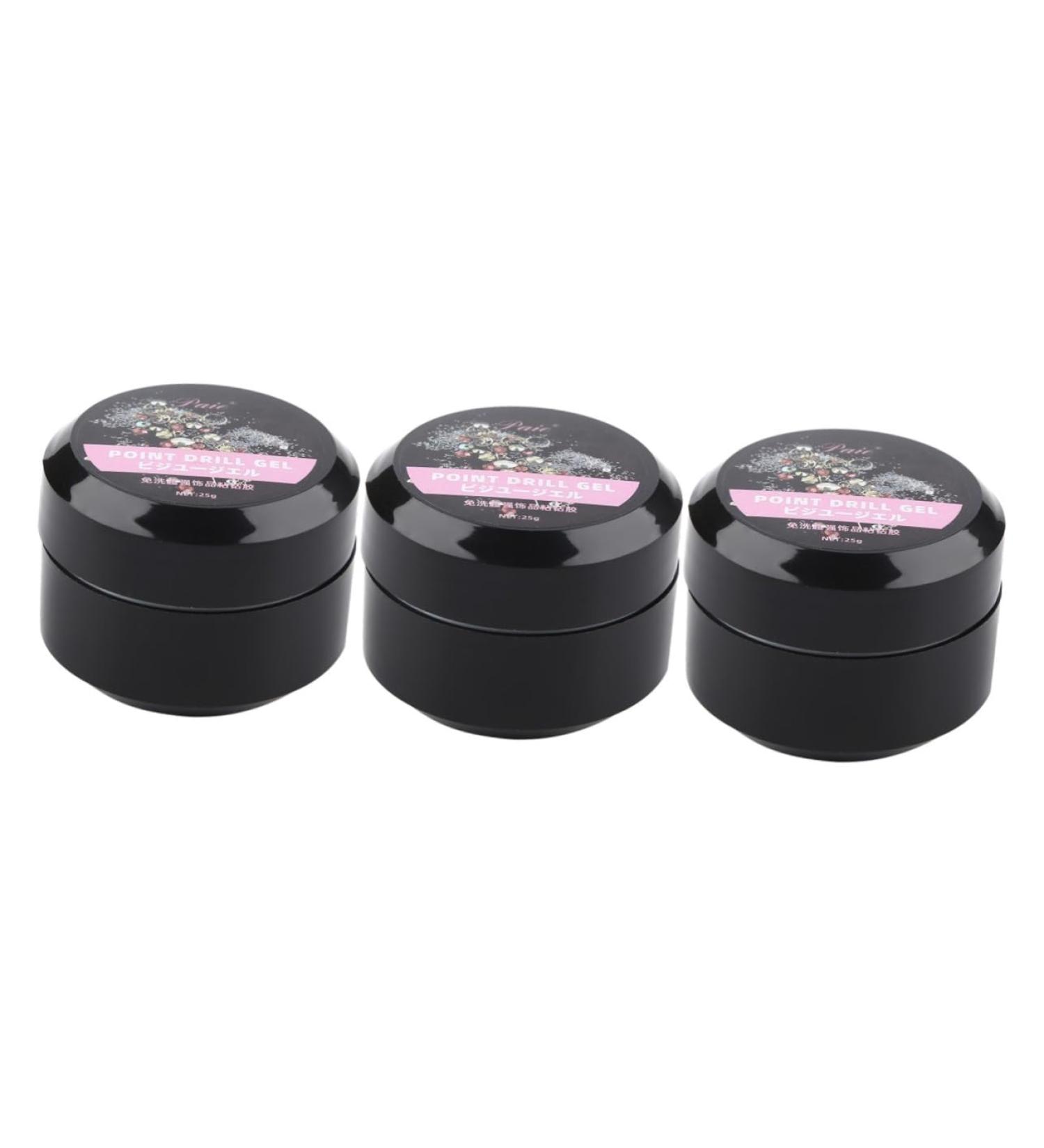 FRCOLOR Nail Art Glue 3 Pcs Disposable Glue Nail Art Tools Manicure Tools Accessories for Nail Rhinestones Valid Nail Art Drill Glue Manicure Drill Gel Accessory Nail Glue Nail Gel 5x4cmx3pcs As Shownx3pcs - Buy Online on SooperMarket.com